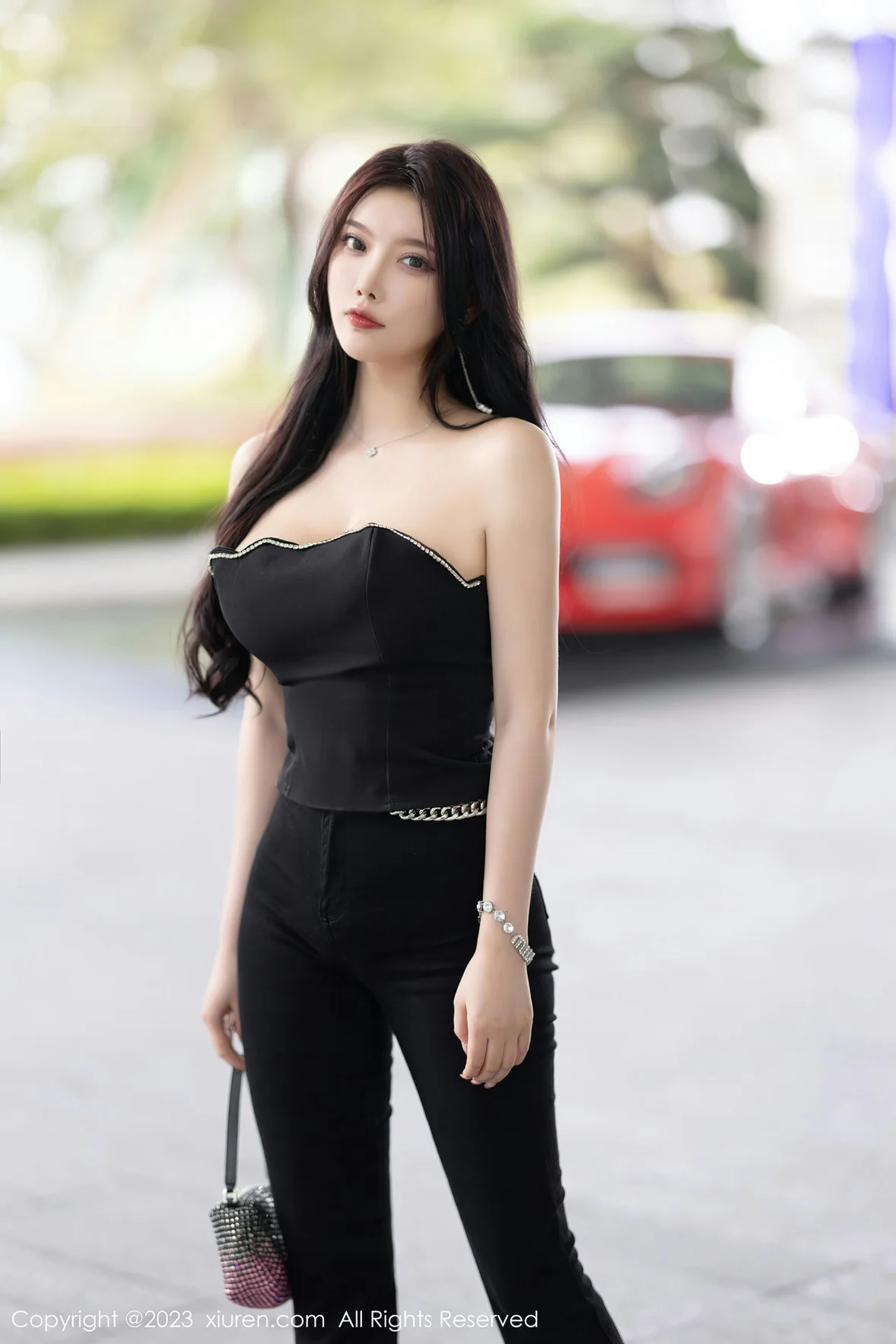  XiuRen 秀人 No.6866 杨晨晨Yome 轻透蕾丝连体衣海南岛旅拍 [91P]第1张