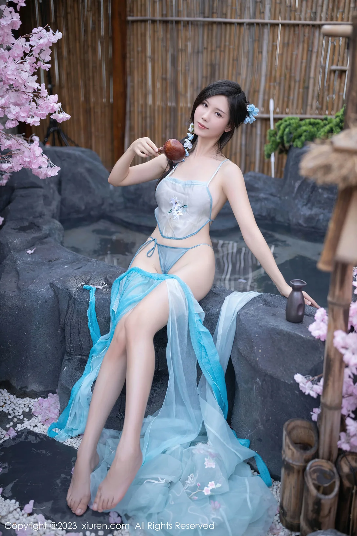  XiuRen 秀人 No.6991 利世 浅蓝色古装 [75P]第15张