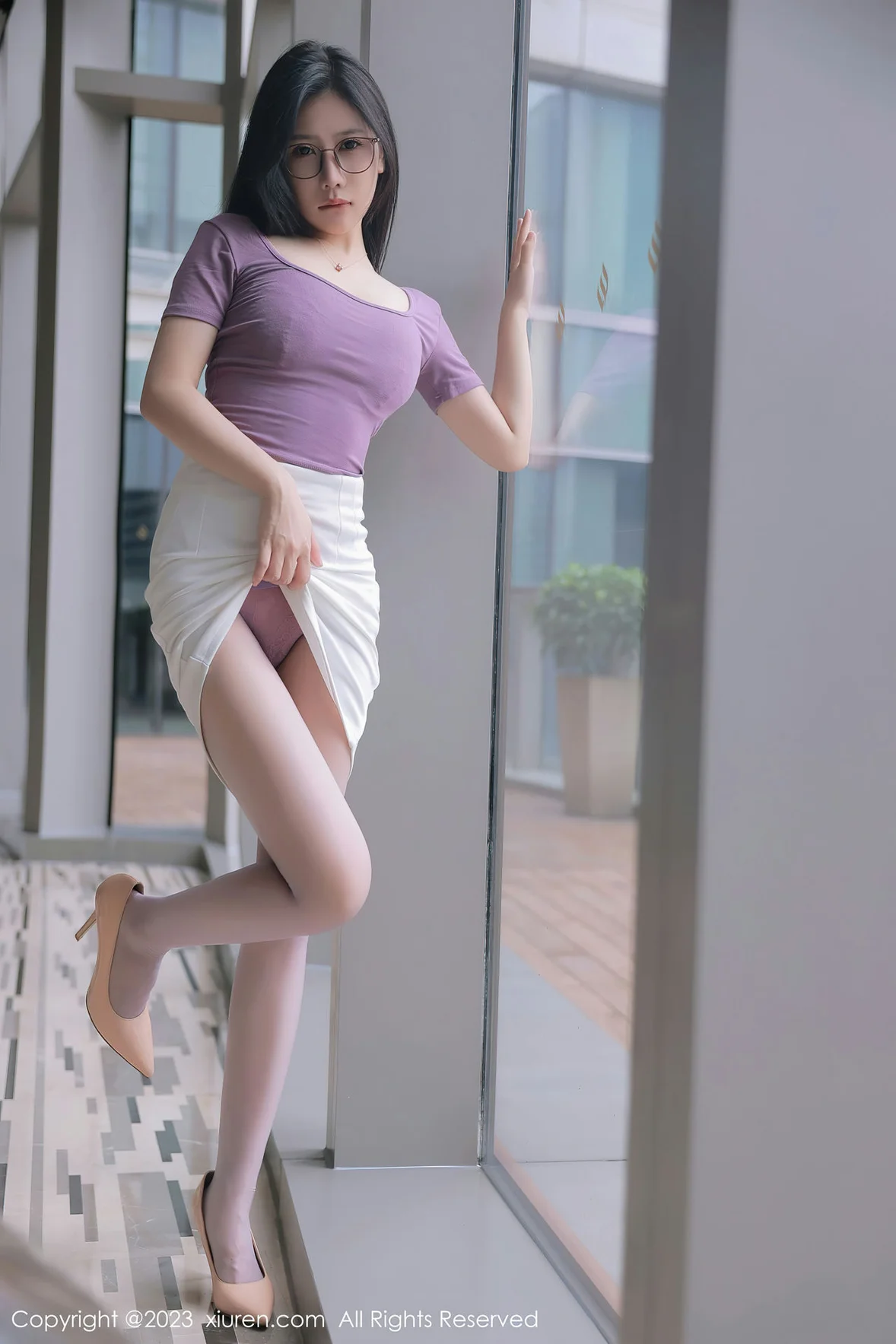  XiuRen 秀人 No.6865 尹甜甜 淡红色蕾丝内衣泰国旅拍 [86P]第10张