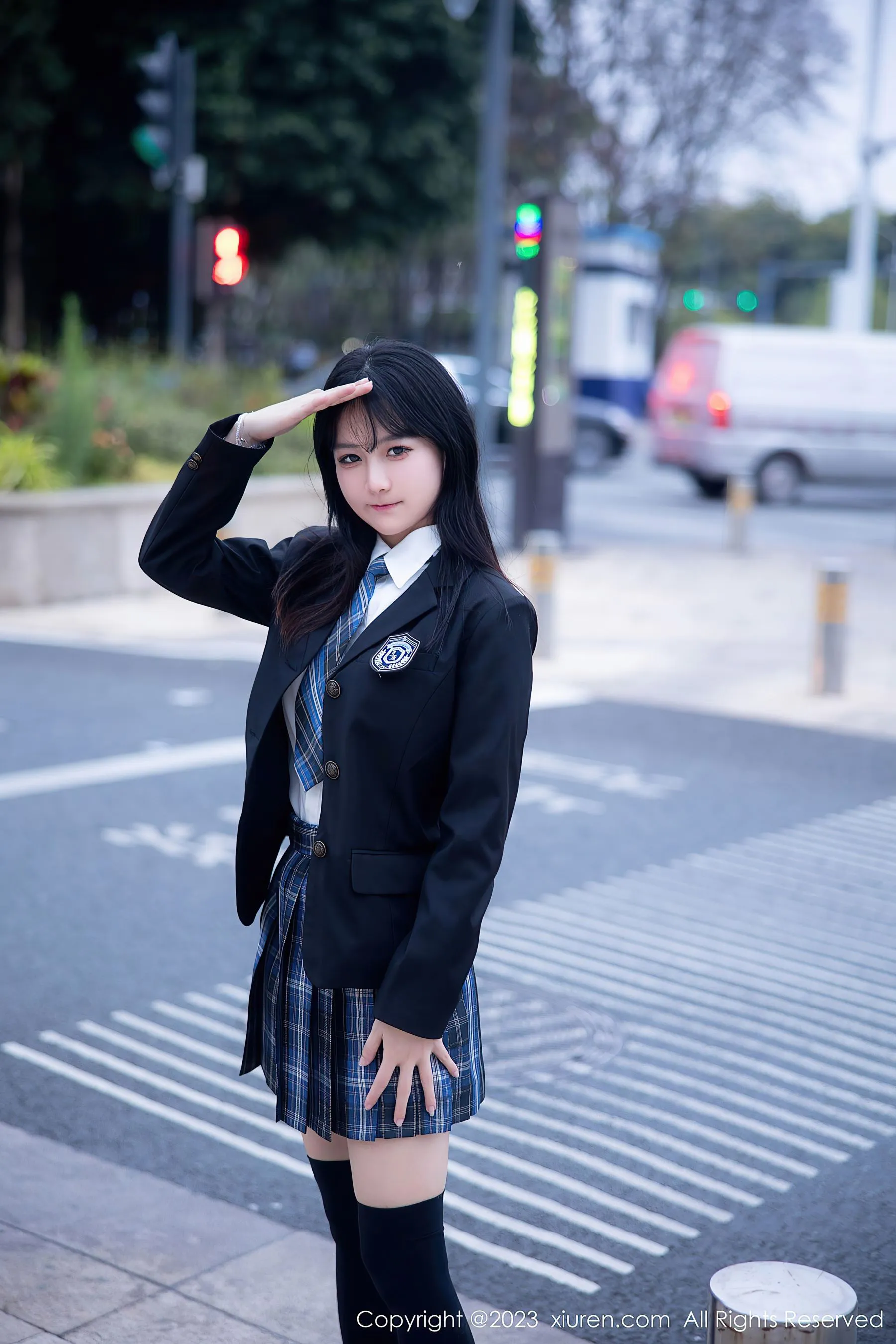  秀人网 No.6662 幼幼 制服美腿第12张