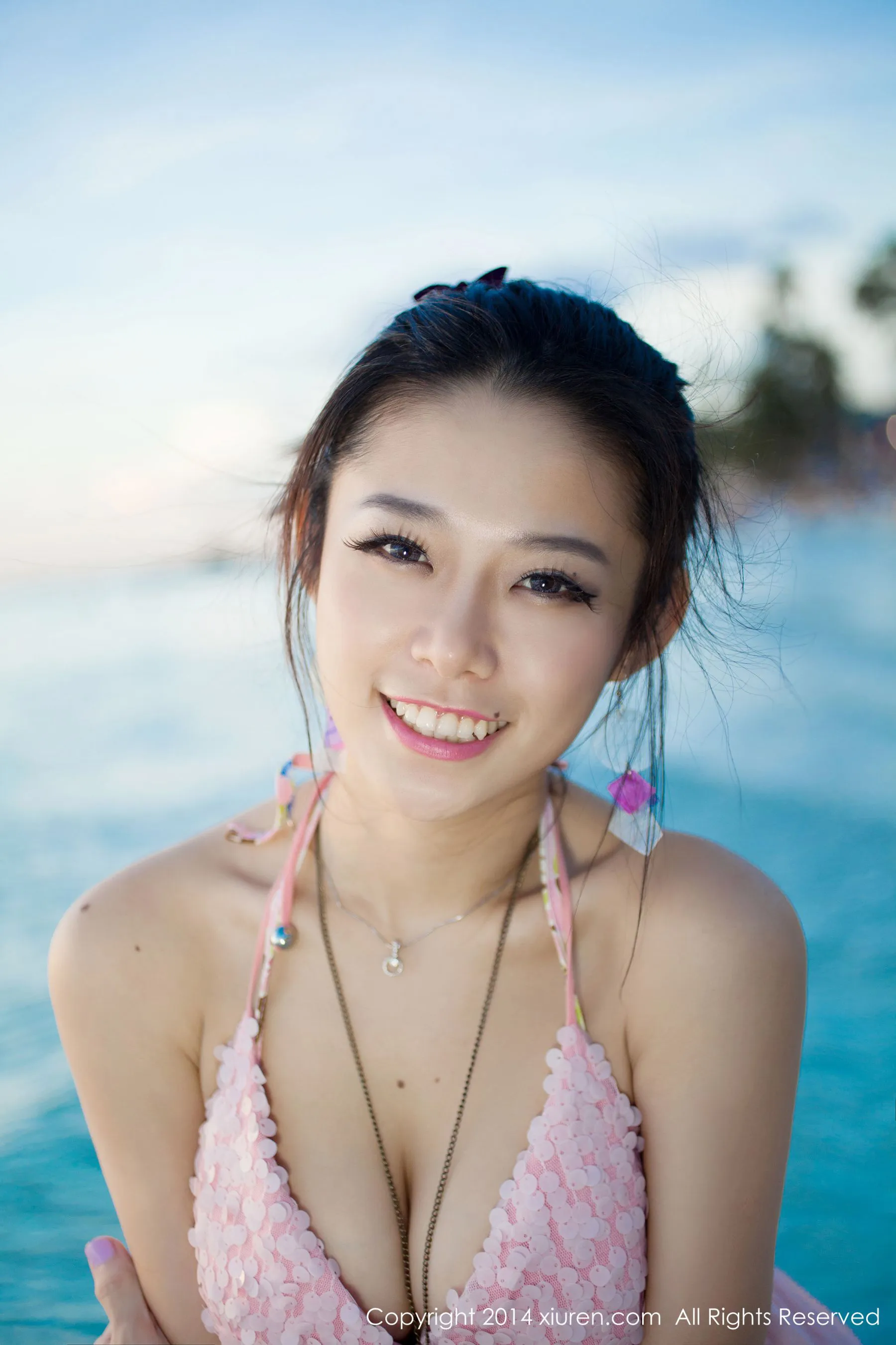  luvian本能《长滩收宫系列 绝对的热力四射》 秀人网 No.090第8张