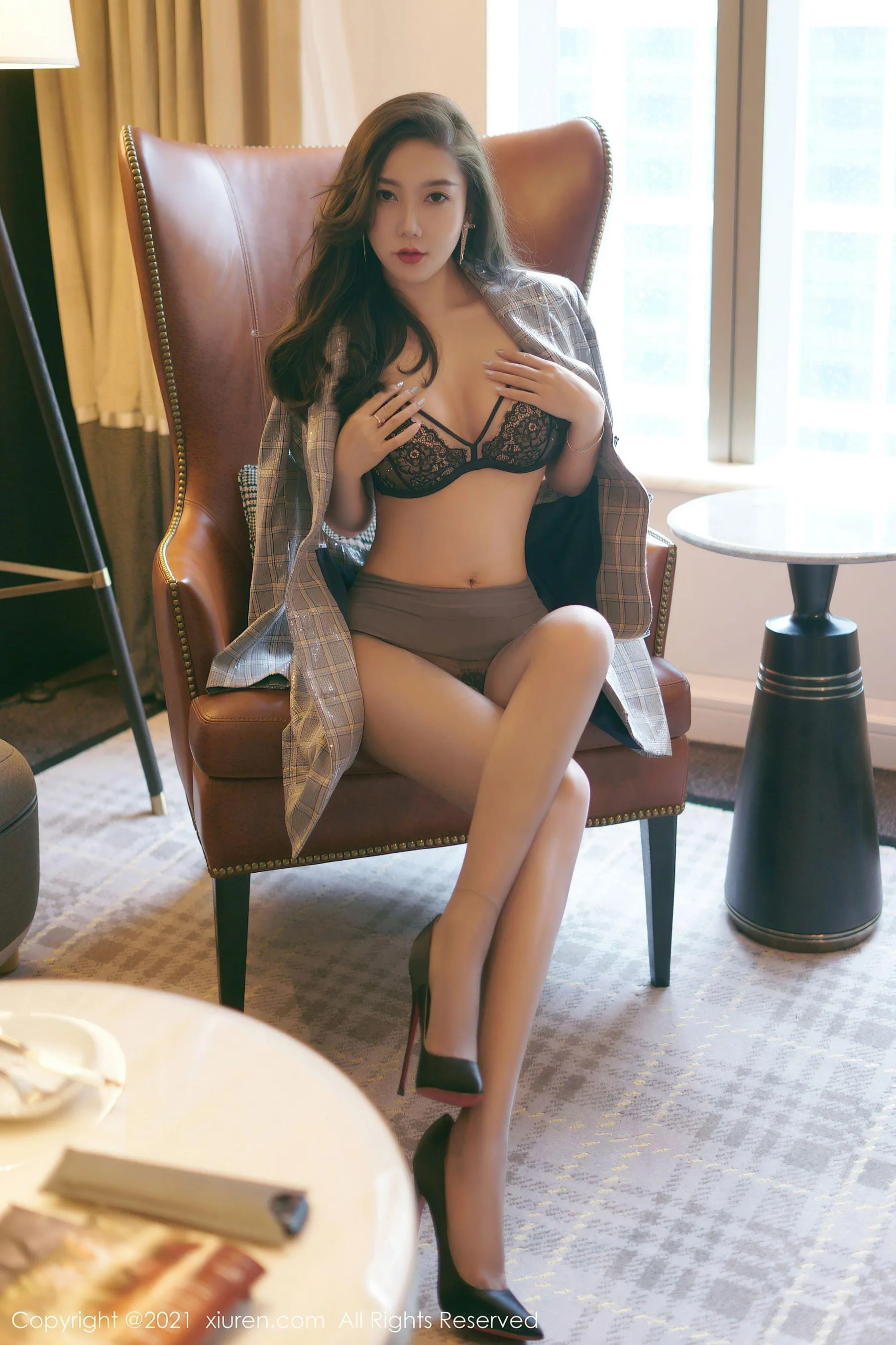  秀人 No.3496 艾静香第1张