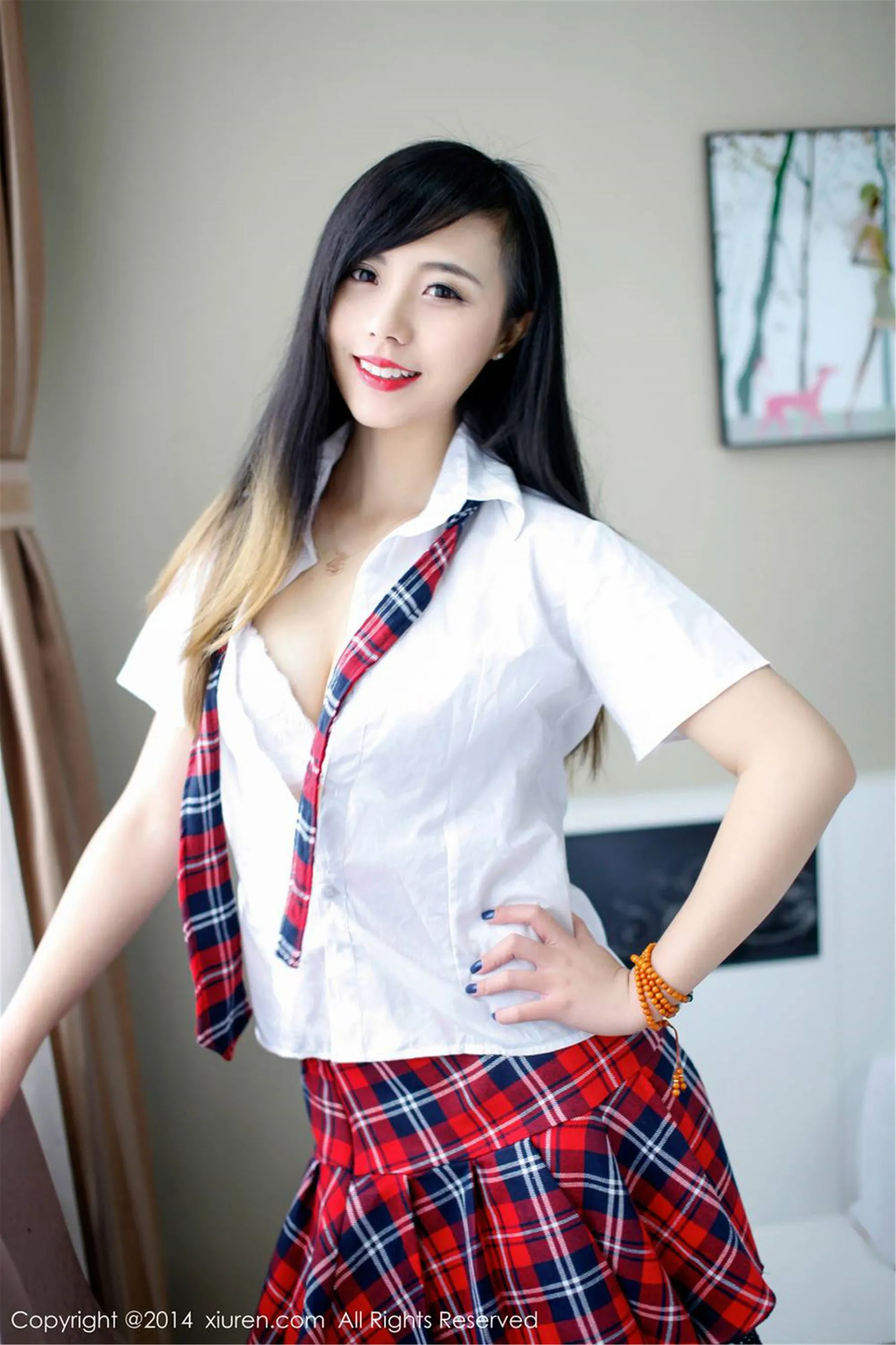 甜美新人模特:谢忱倬 秀人网 No.254第9张