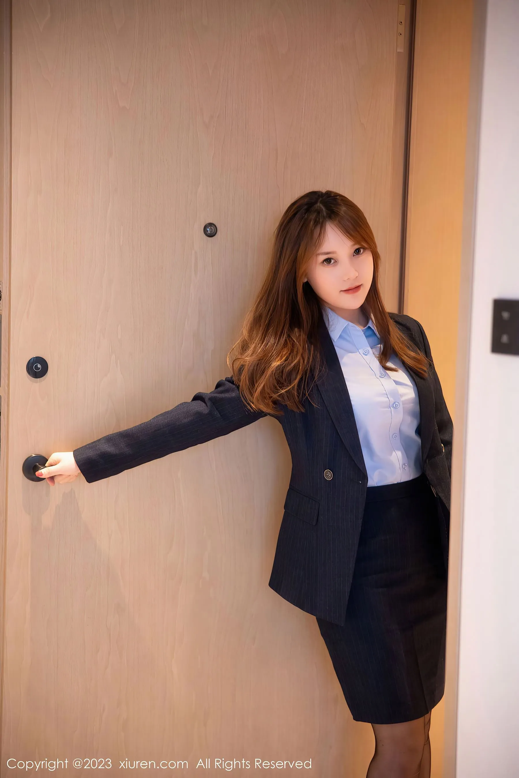  秀人网 No.6190 豆瓣酱 制服美臀第21张