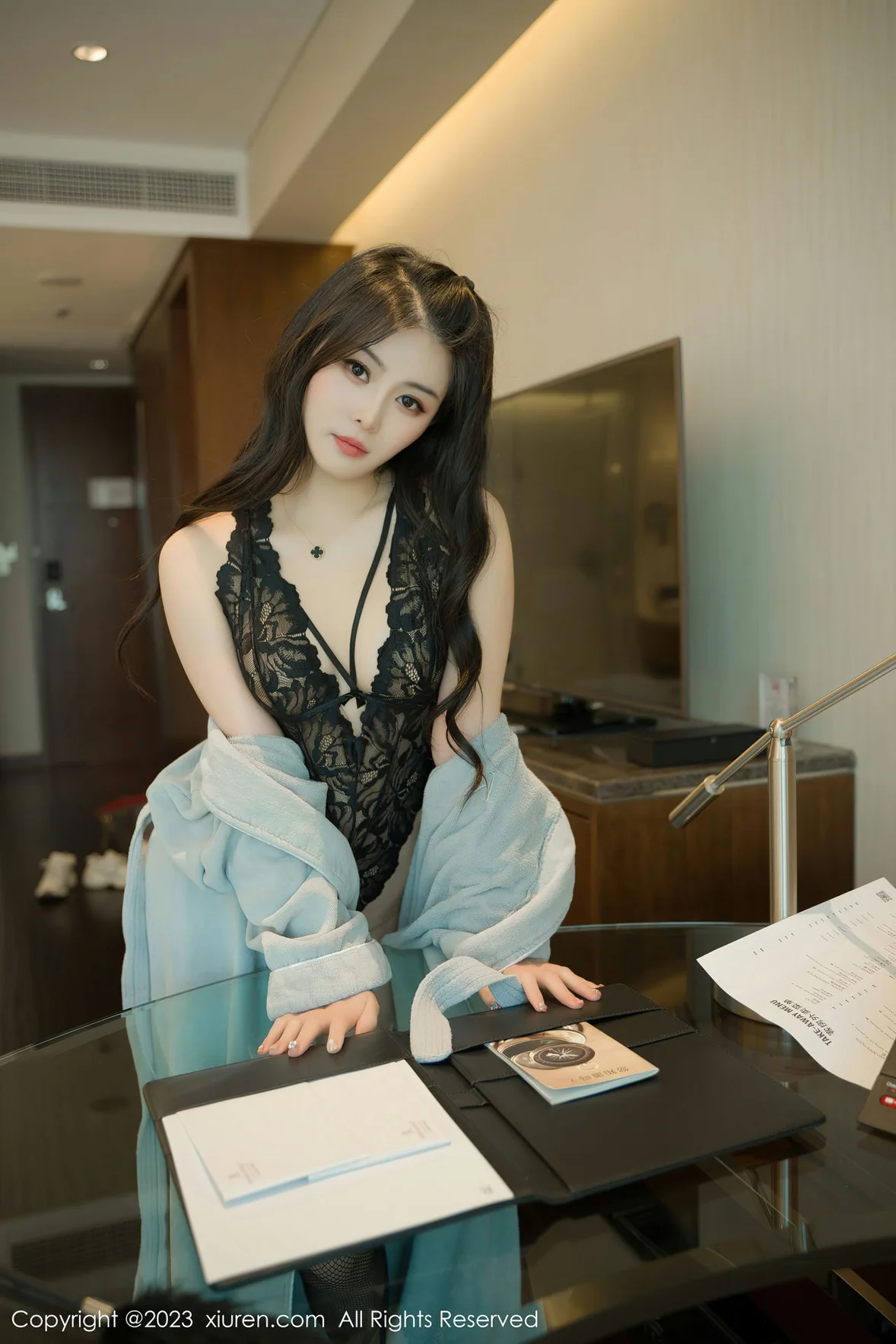  XiuRen 秀人 No.7107 柒喜小baby 蕾丝情趣性感写真 [57P]第6张