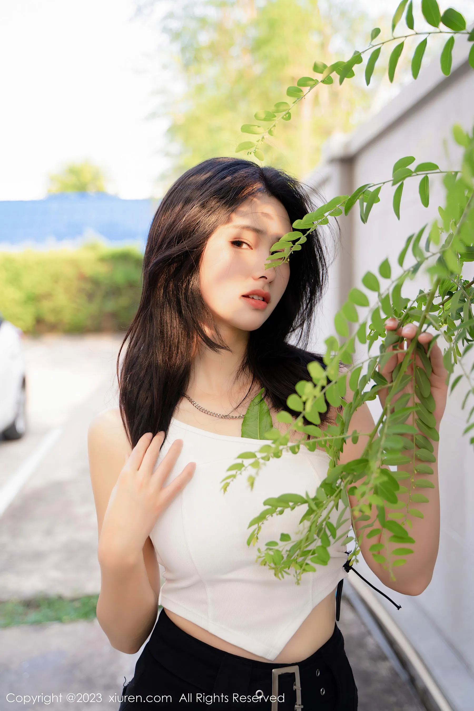  秀人网 No.6798 艾希儿 清爽美腿第19张