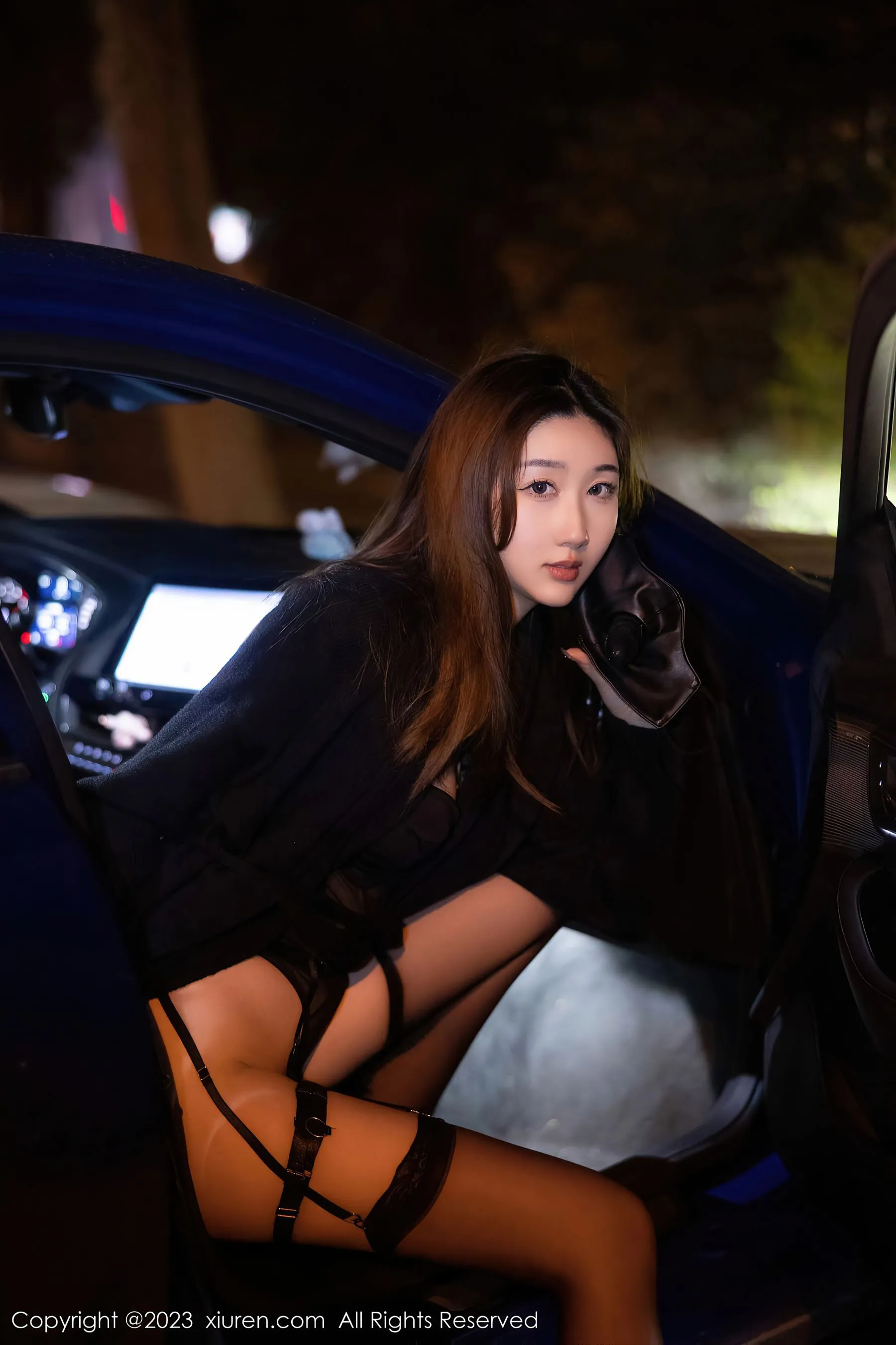 秀人网 No.6650 江真真 黑丝美臀第7张