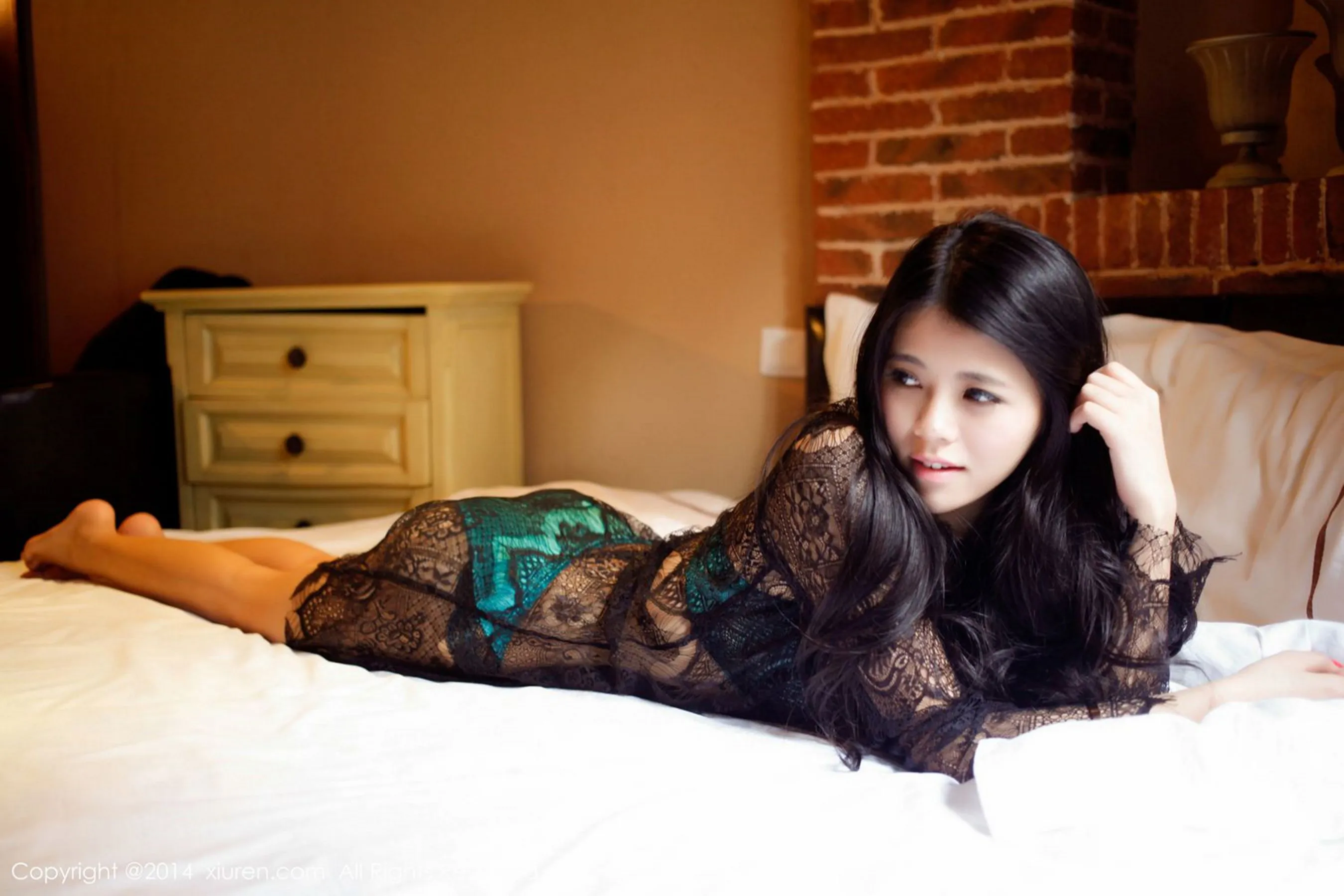 欧阳妮娜娜《透视蕾丝系列》 秀人网 No.265第25张