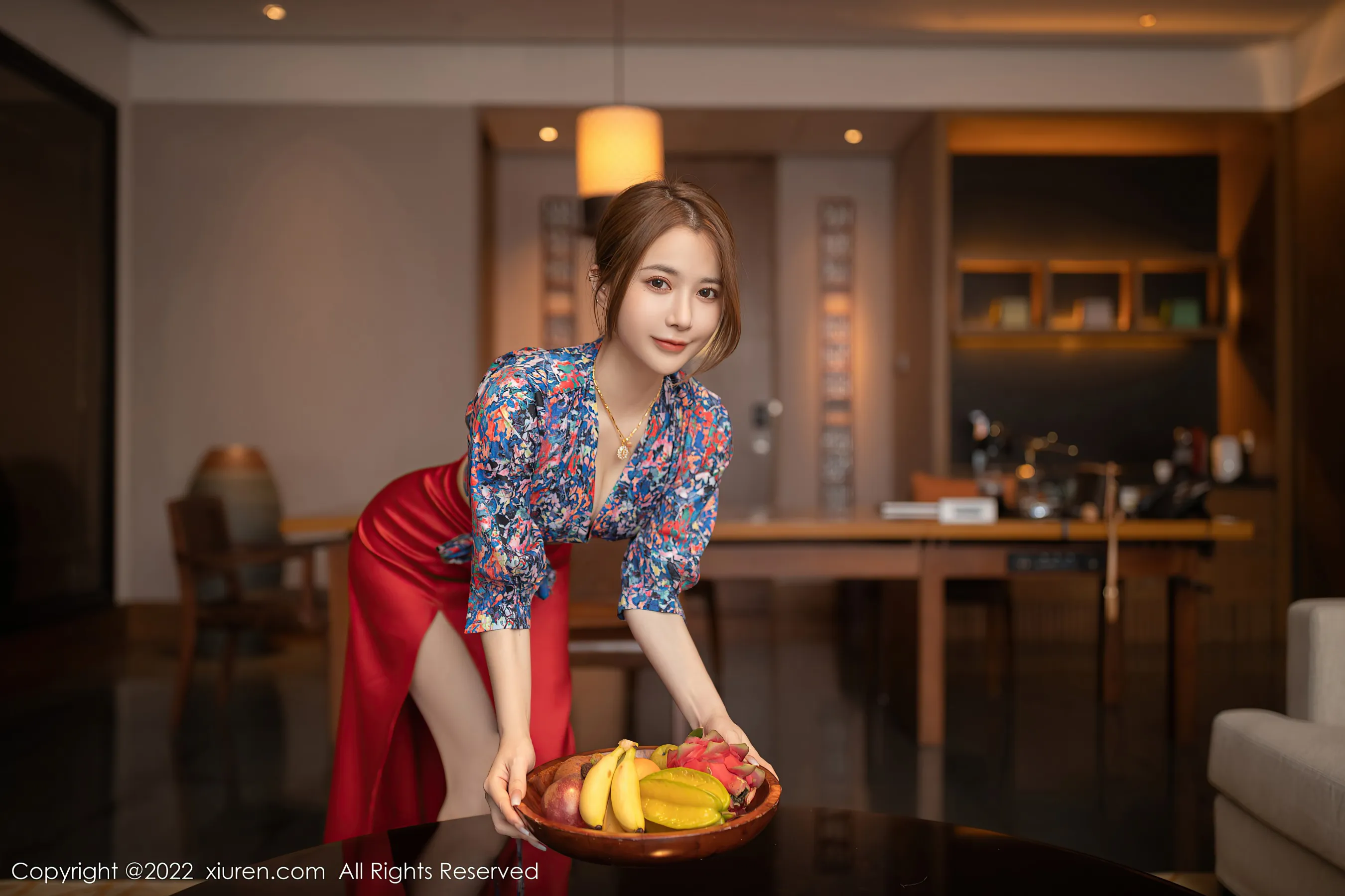  秀人网 No.4674 鱼子酱Fish 三亚旅拍长裙蕾丝写真第12张