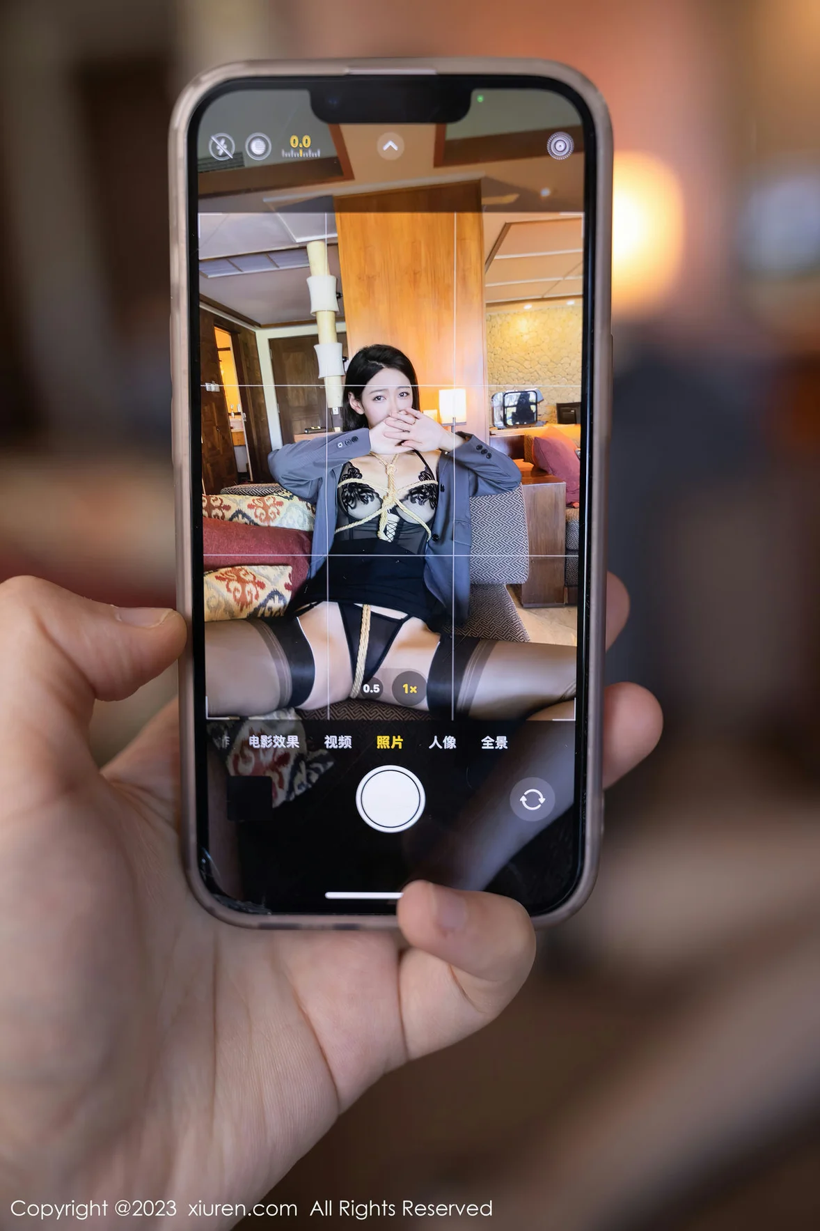  XiuRen 秀人 No.6821 唐安琪 轻透薄纱内衣巴厘岛旅拍 [82P]第10张