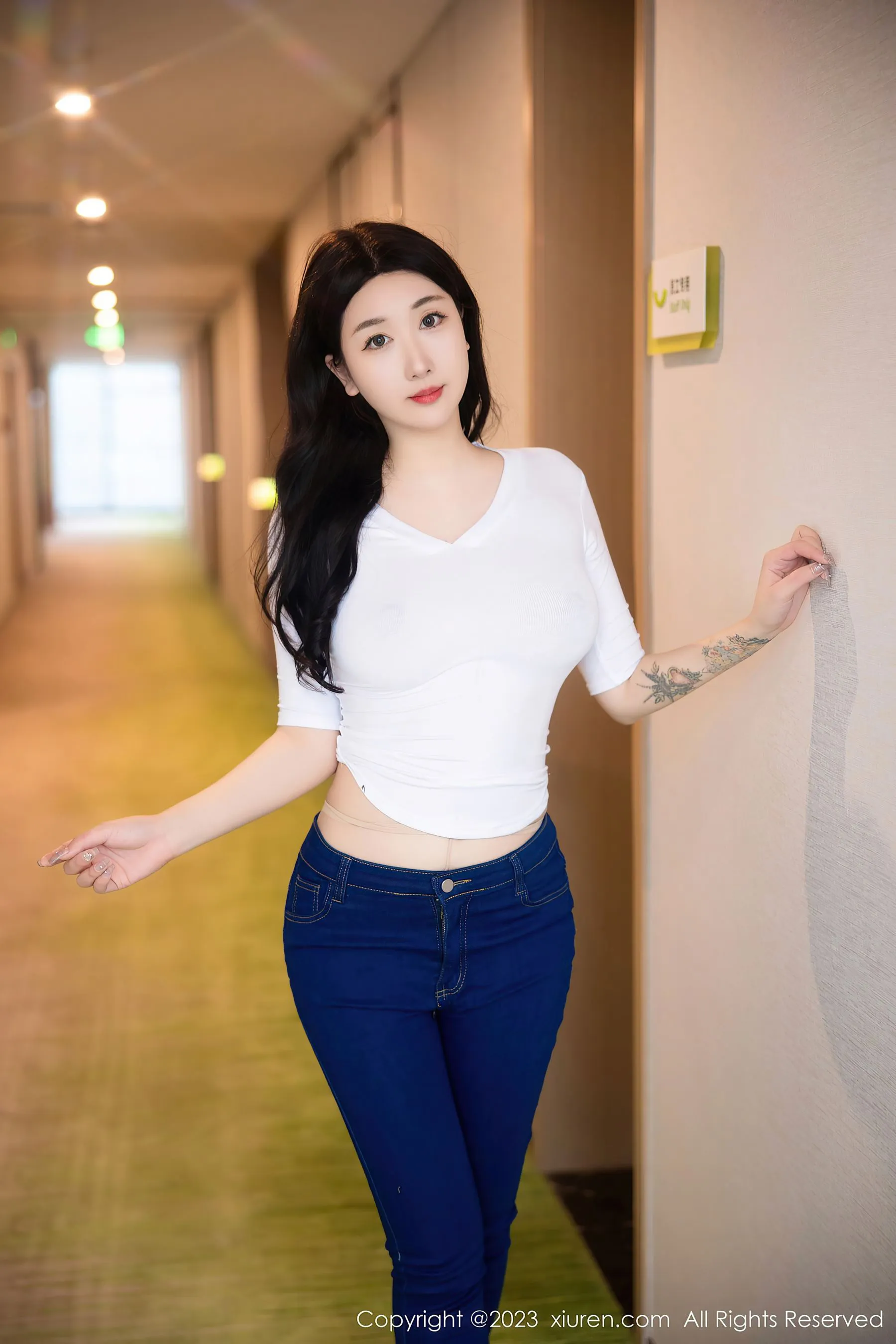  秀人网 No.6570 江真真 牛仔裤美臀第13张