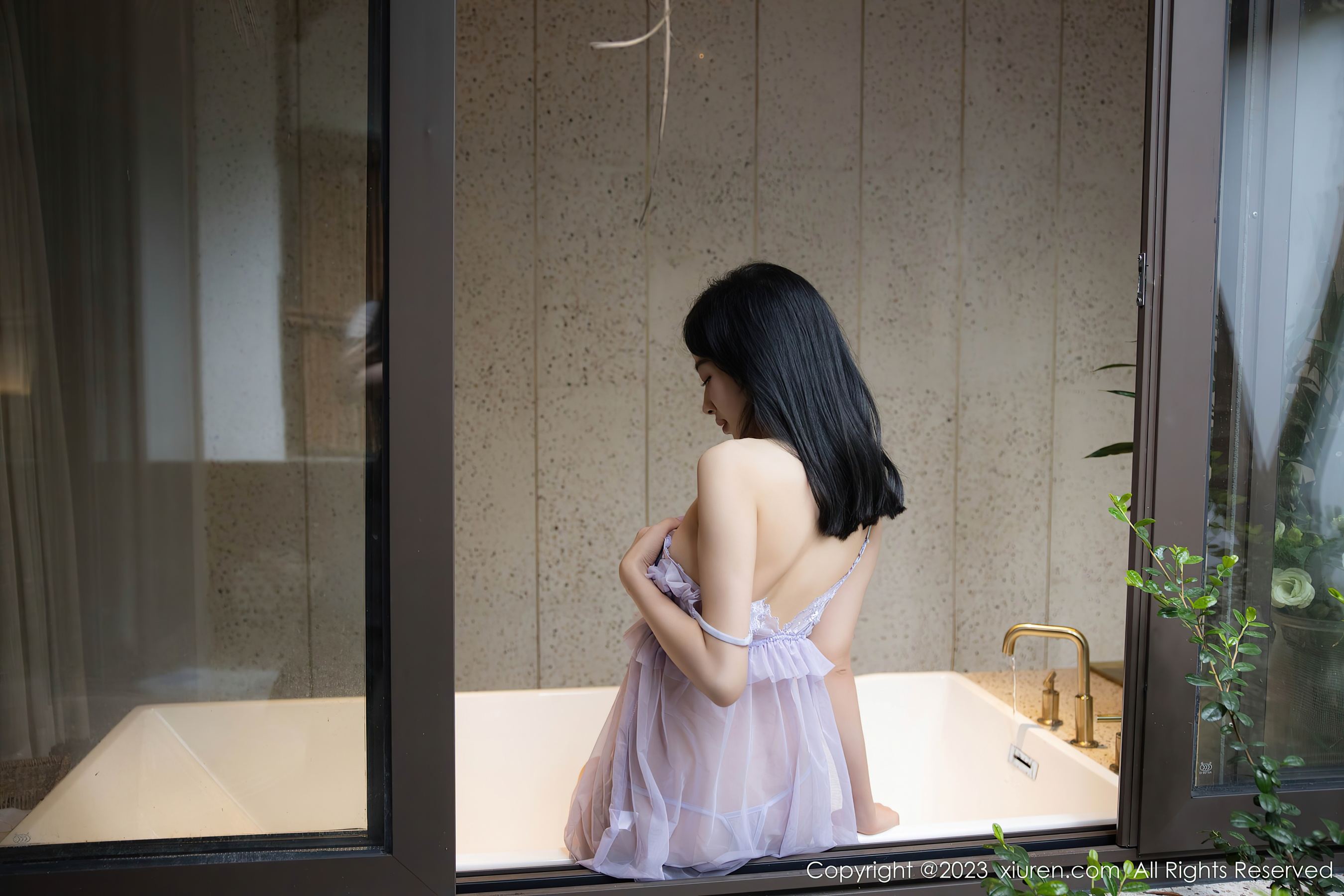 XiuRen 秀人 No.7451 糖豆sisi 睡裙美腿第19张