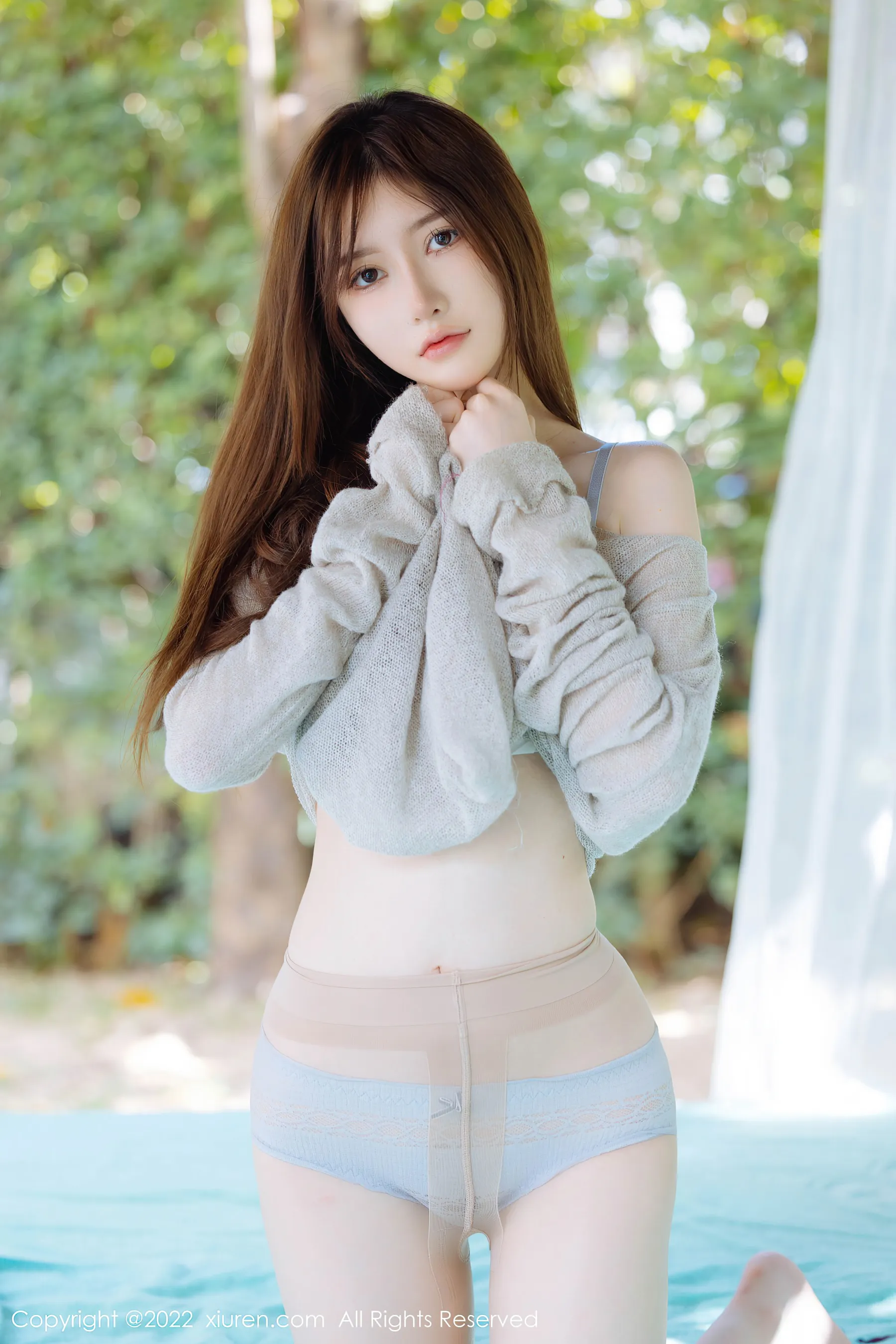  秀人网 No.4797 美桃酱 美女模特珠三角旅拍第14张