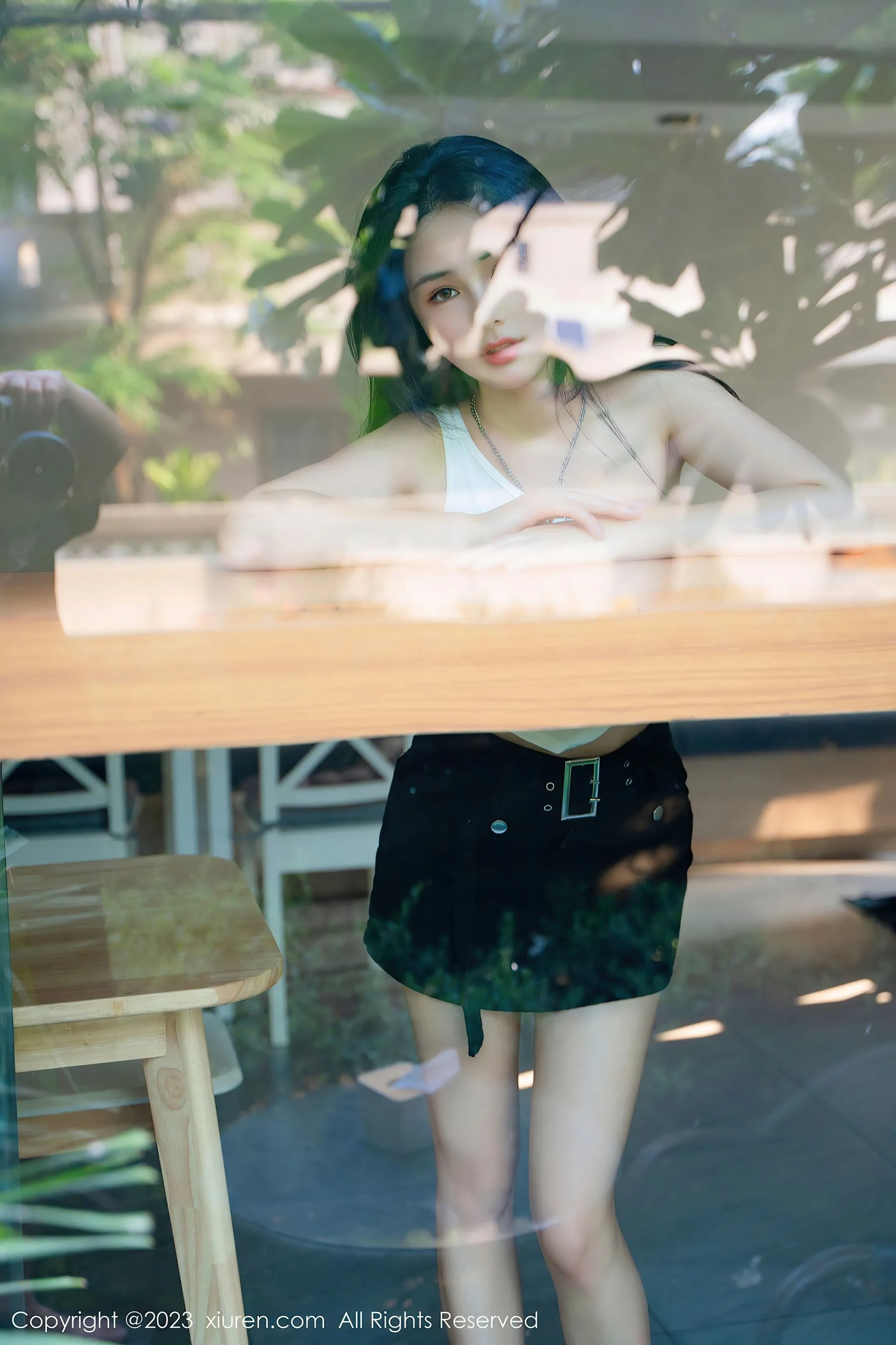  秀人网 No.6798 艾希儿 清爽美腿第13张