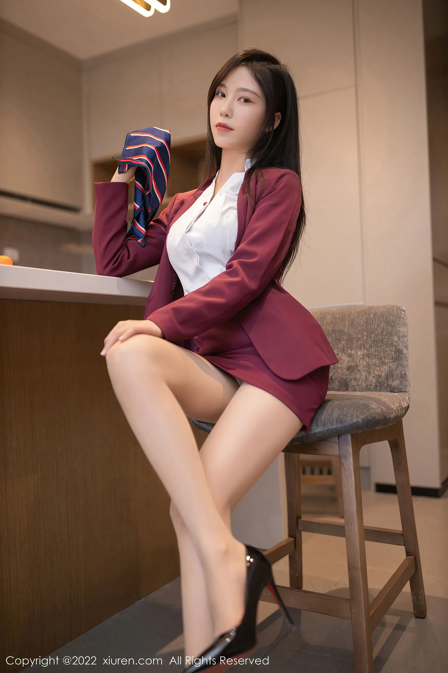  秀人网 No.5485 利世 制服美腿第26张