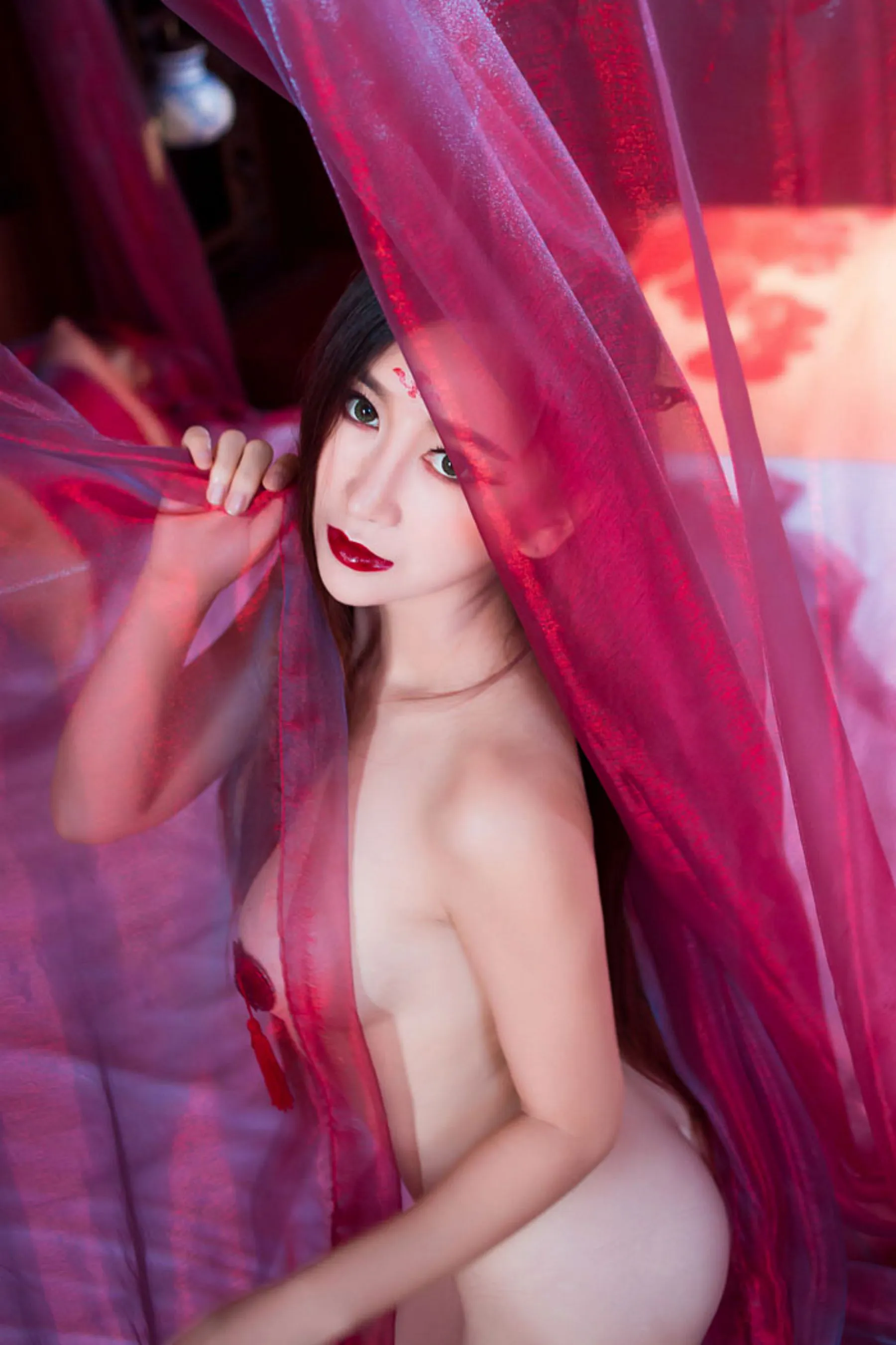 邹晶晶《花千骨 ? 魔化》COS 秀人网 No.382第10张