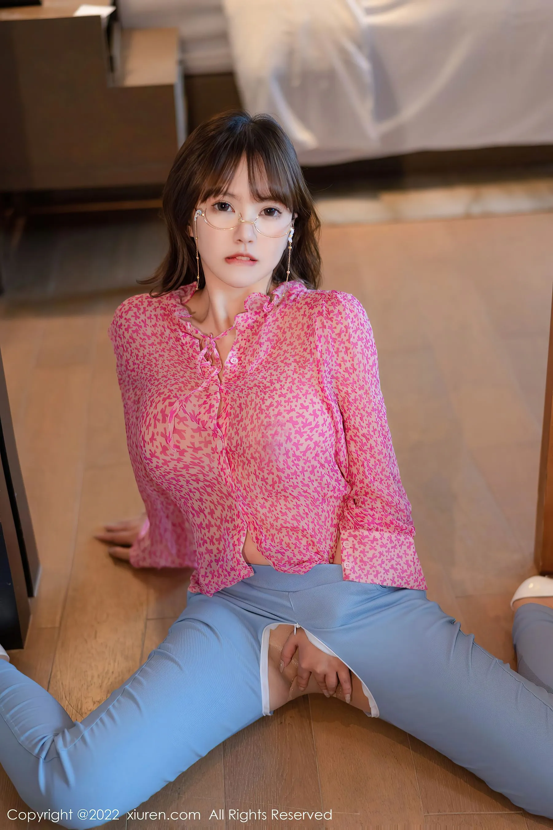  秀人网 No.5488 张思允Nice 牛仔裤美腿第4张