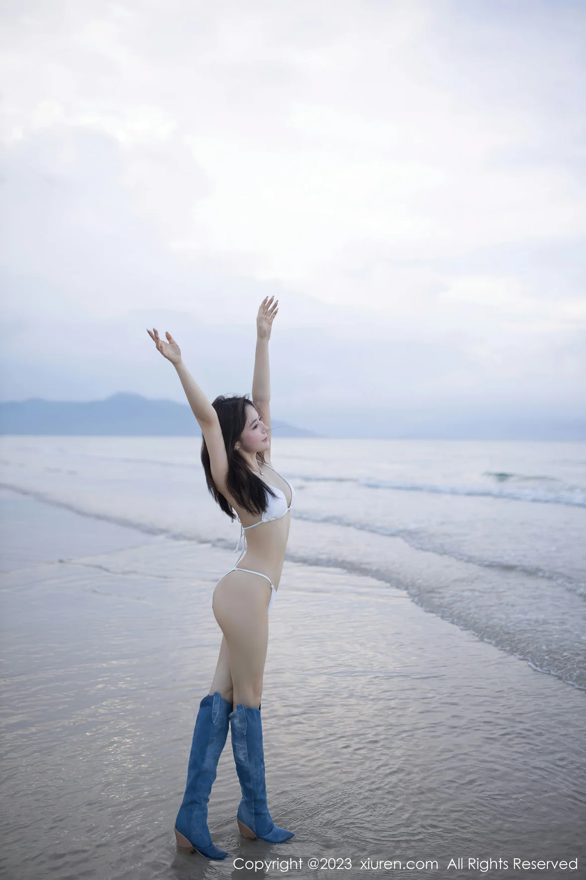  XiuRen 秀人 No.6852 鱼子酱Fish 白色比基尼巴厘岛旅拍1 [81P]第9张