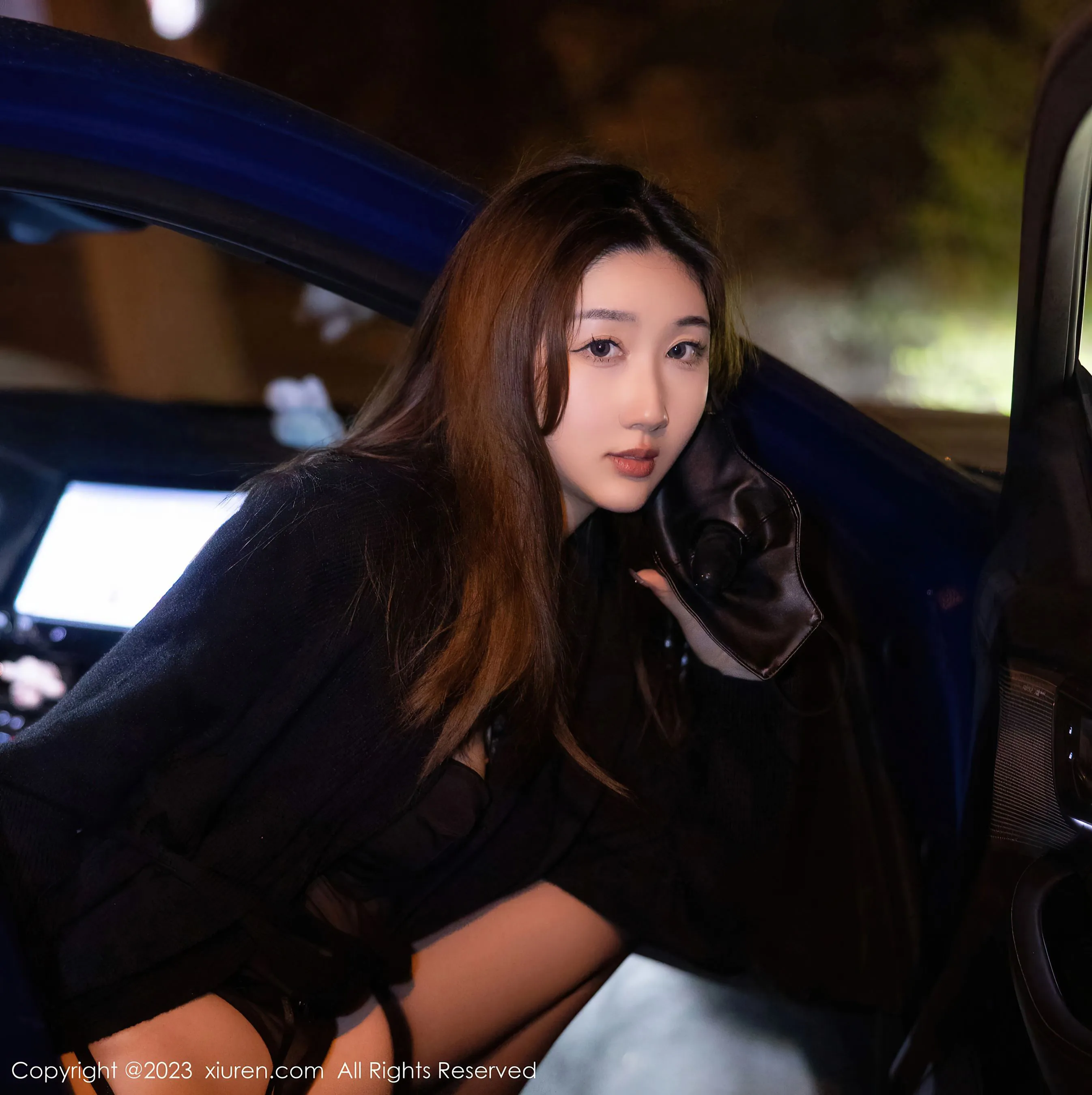 秀人网 No.6650 江真真 黑丝美臀第7张