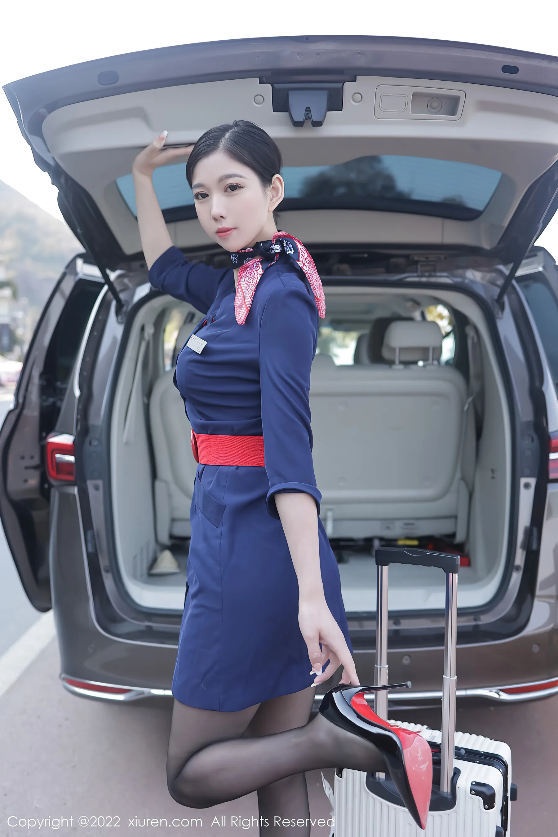 秀人网 No.4809 李雅柔182CM 空姐大理旅拍第9张