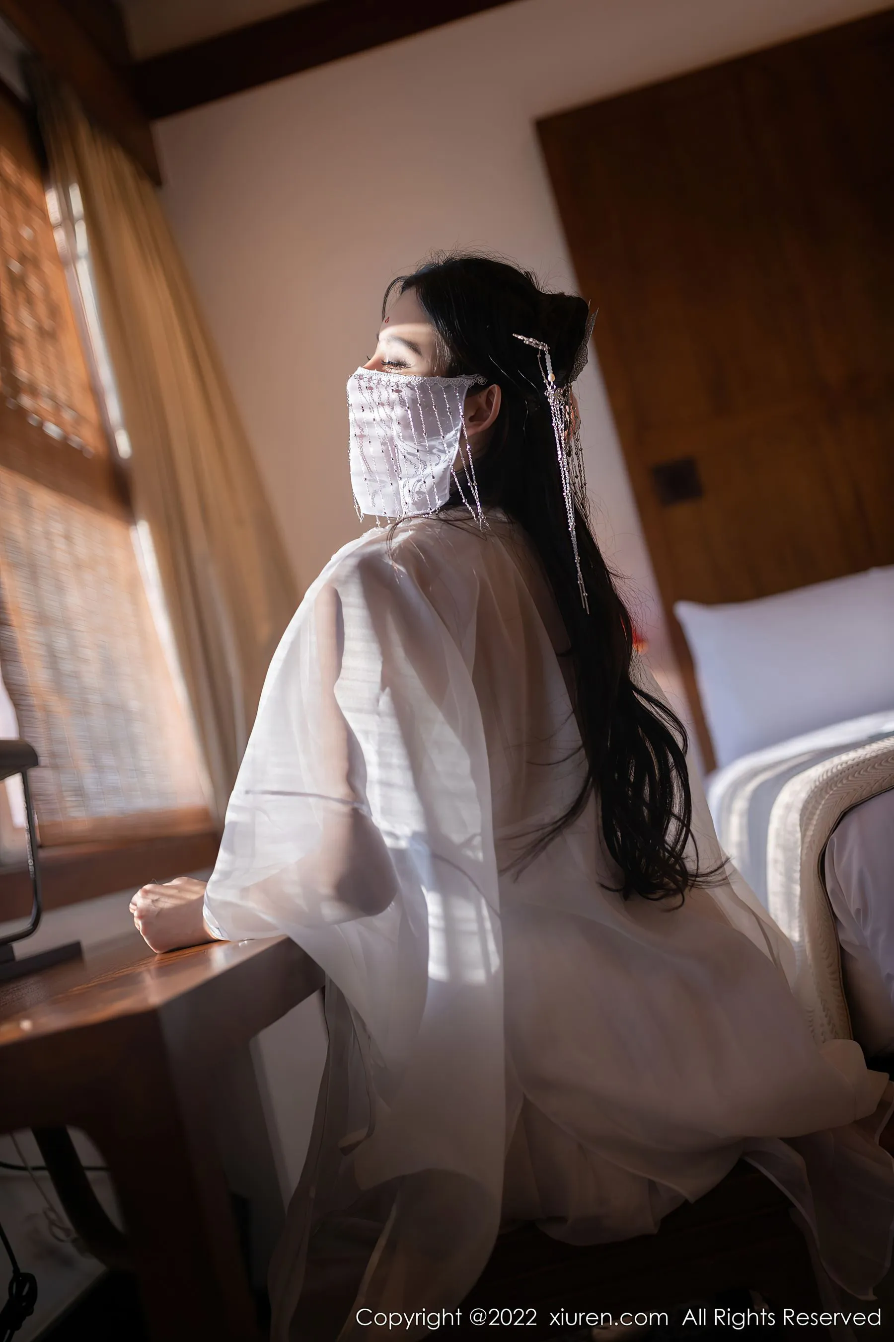  秀人网 No.5573 就是阿朱啊 古装美腿第18张