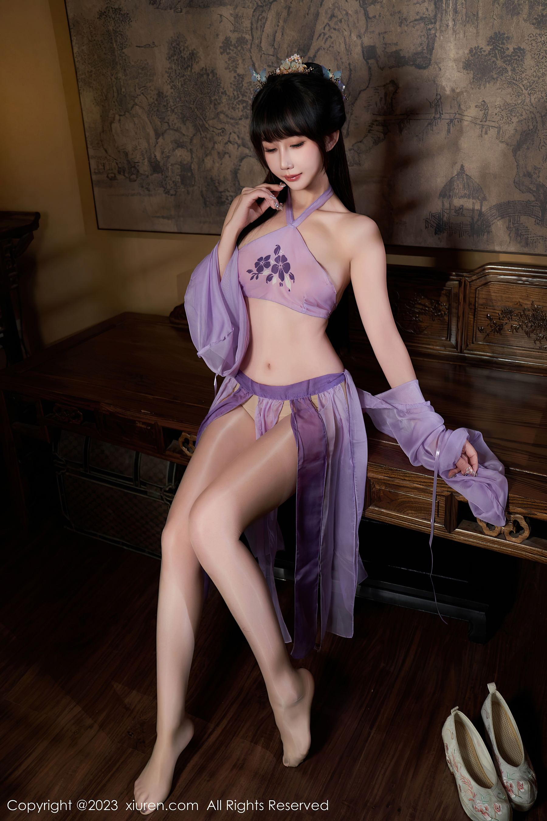 XiuRen 秀人 No.7442 波巧酱 古装美腿第3张