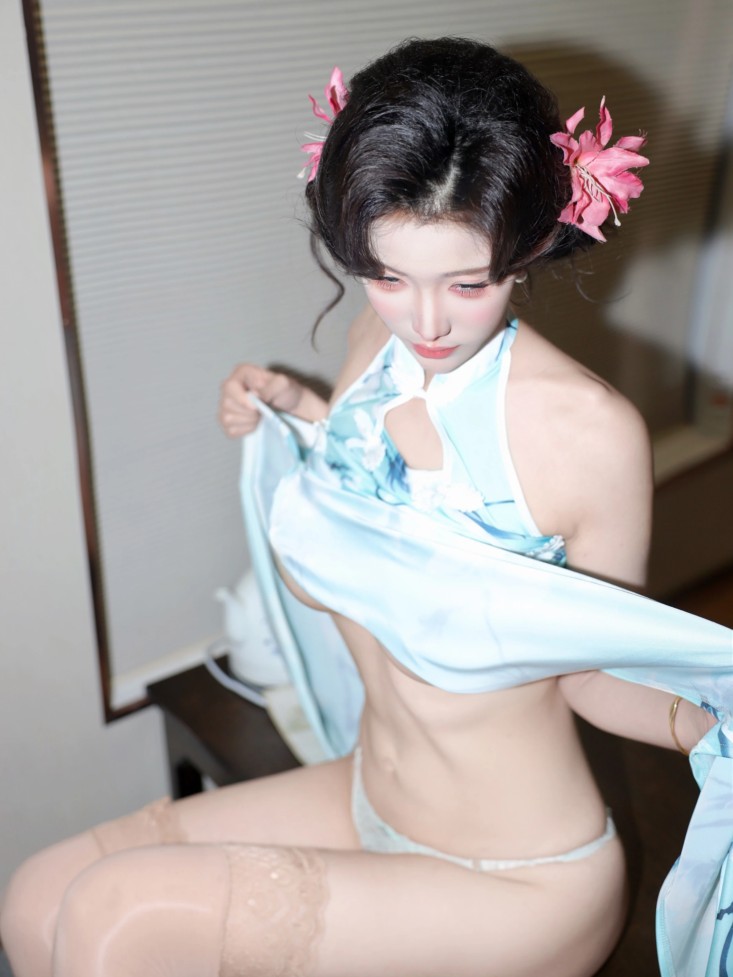  XiuRen 内购版 No.10594 梨霜儿 旗袍 [89P]第22张