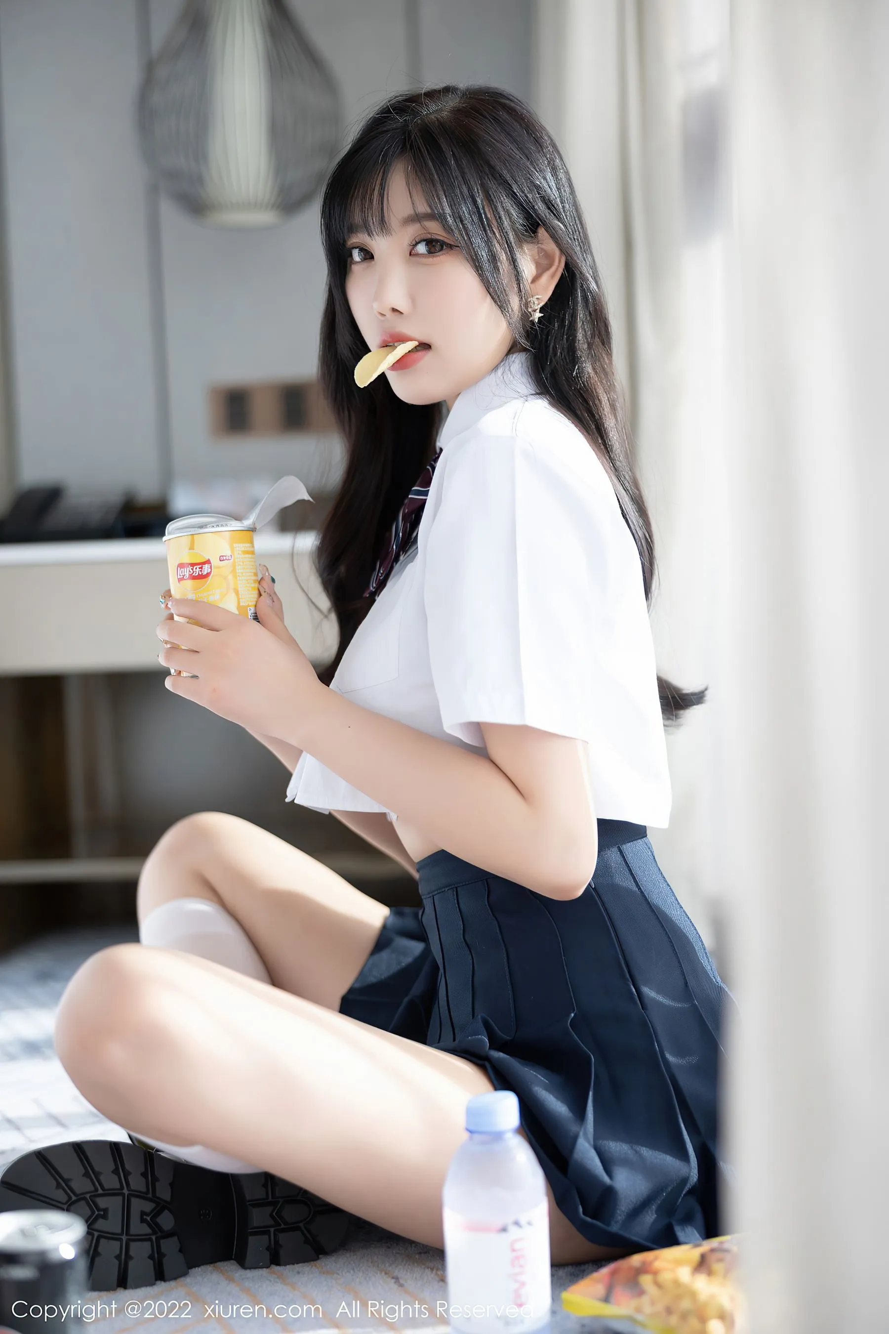  秀人网 No.5338 杨晨晨 校园制服诱惑第18张