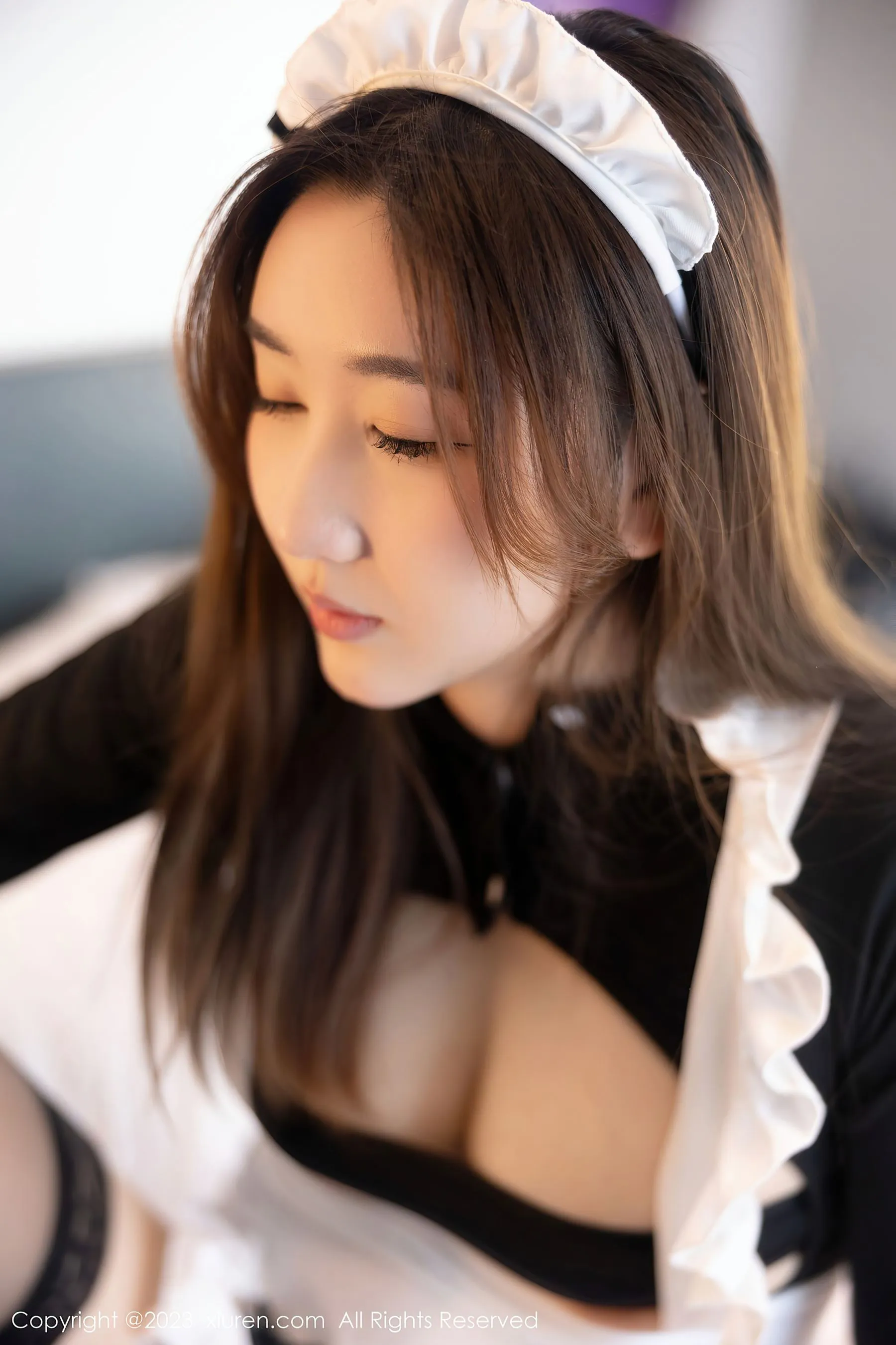  秀人网 No.6672 江真真 黑丝美臀第18张