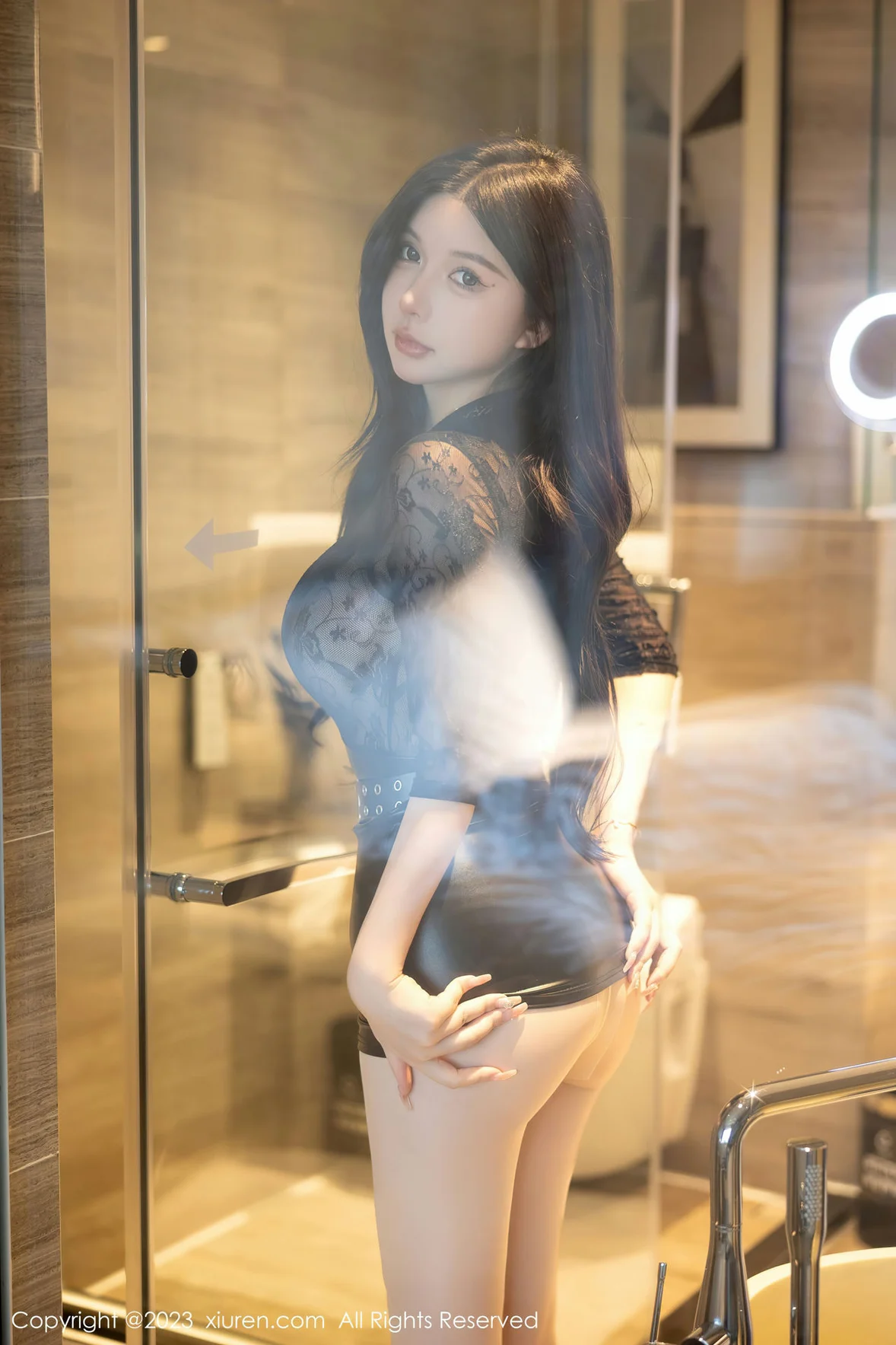  XiuRen 秀人 No.6810 林珊珊 蕾丝连衣短裙性感写真 [92P]第12张