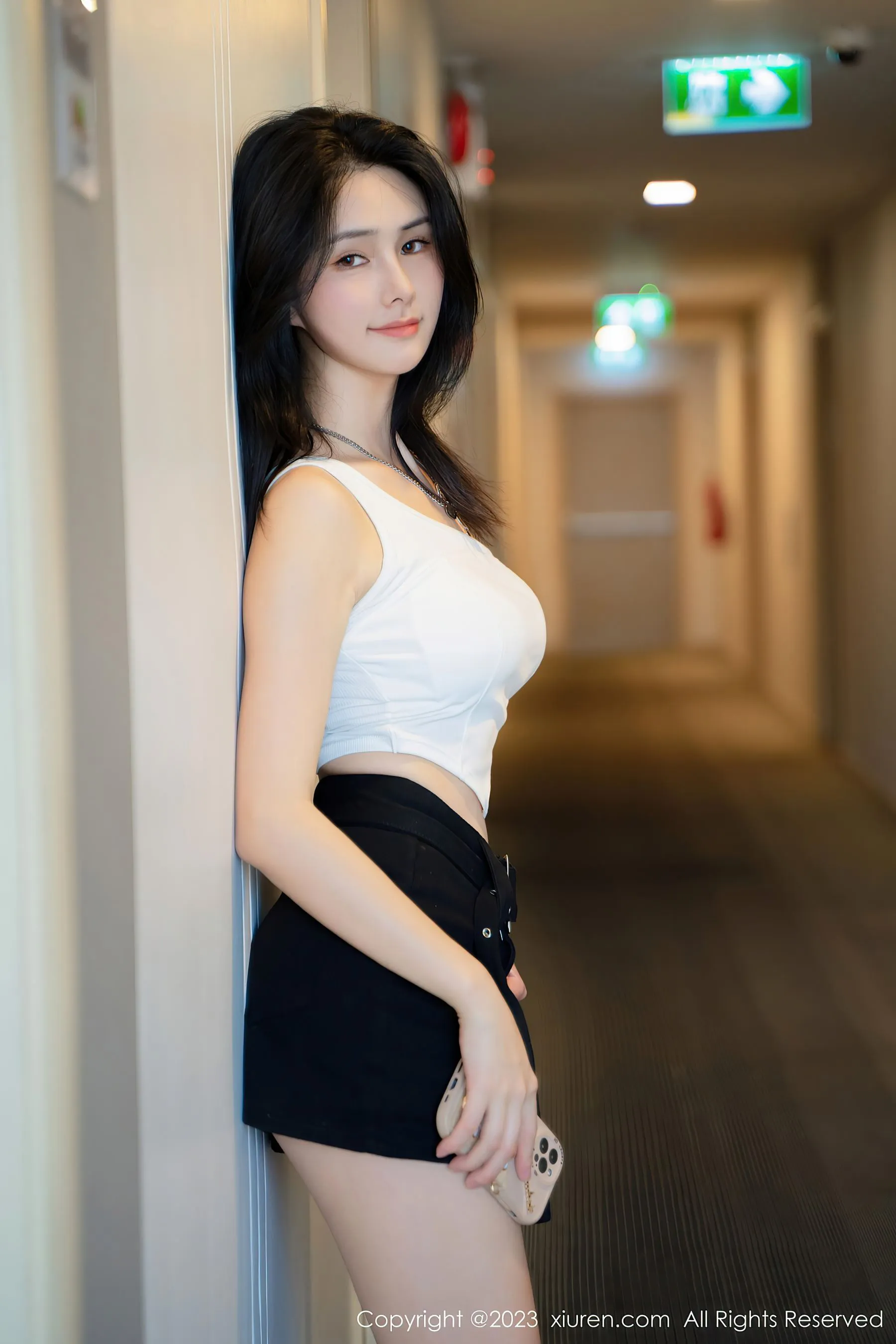  秀人网 No.6798 艾希儿 清爽美腿第21张