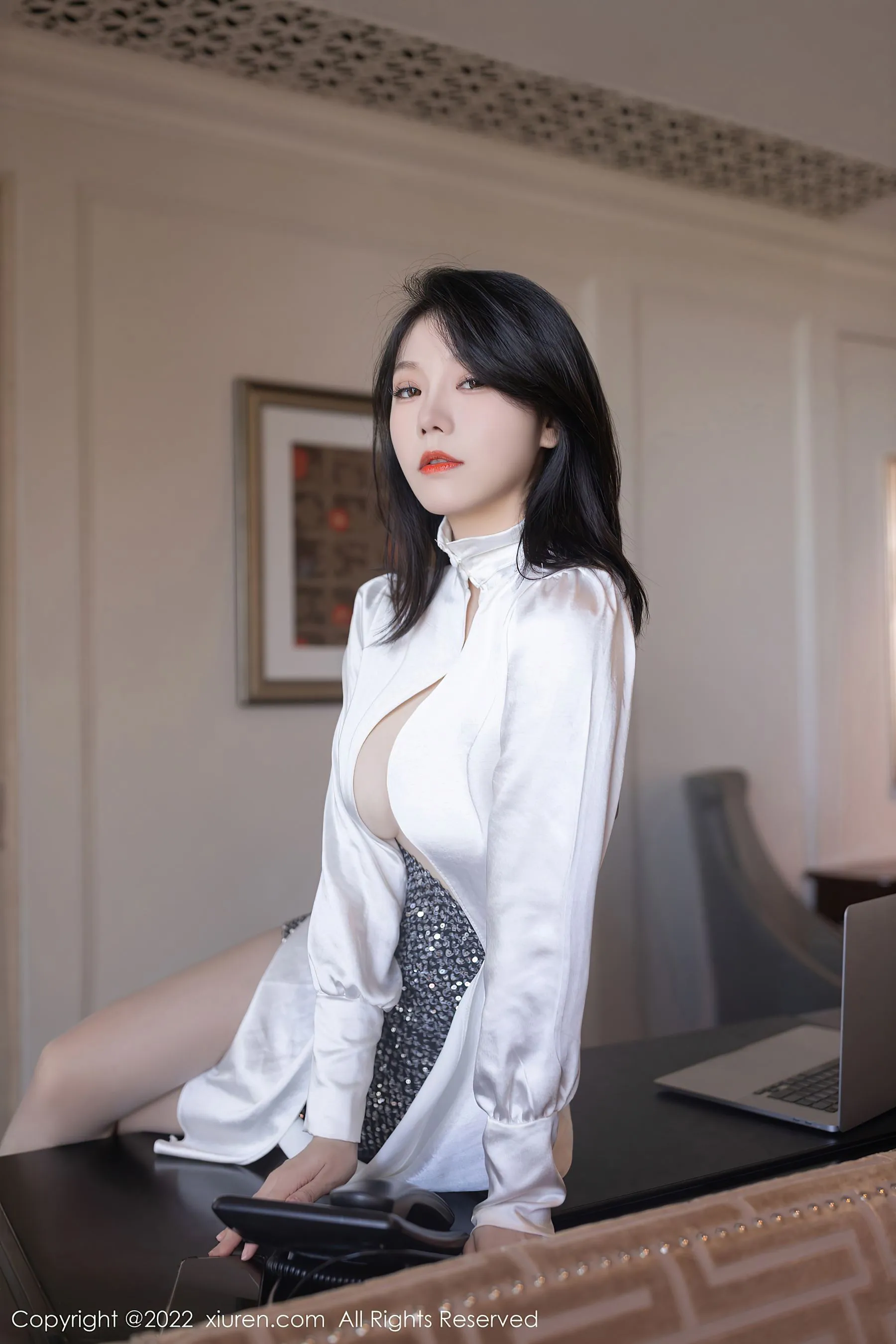  秀人网 No.5480 安然anran 短裙美腿第25张