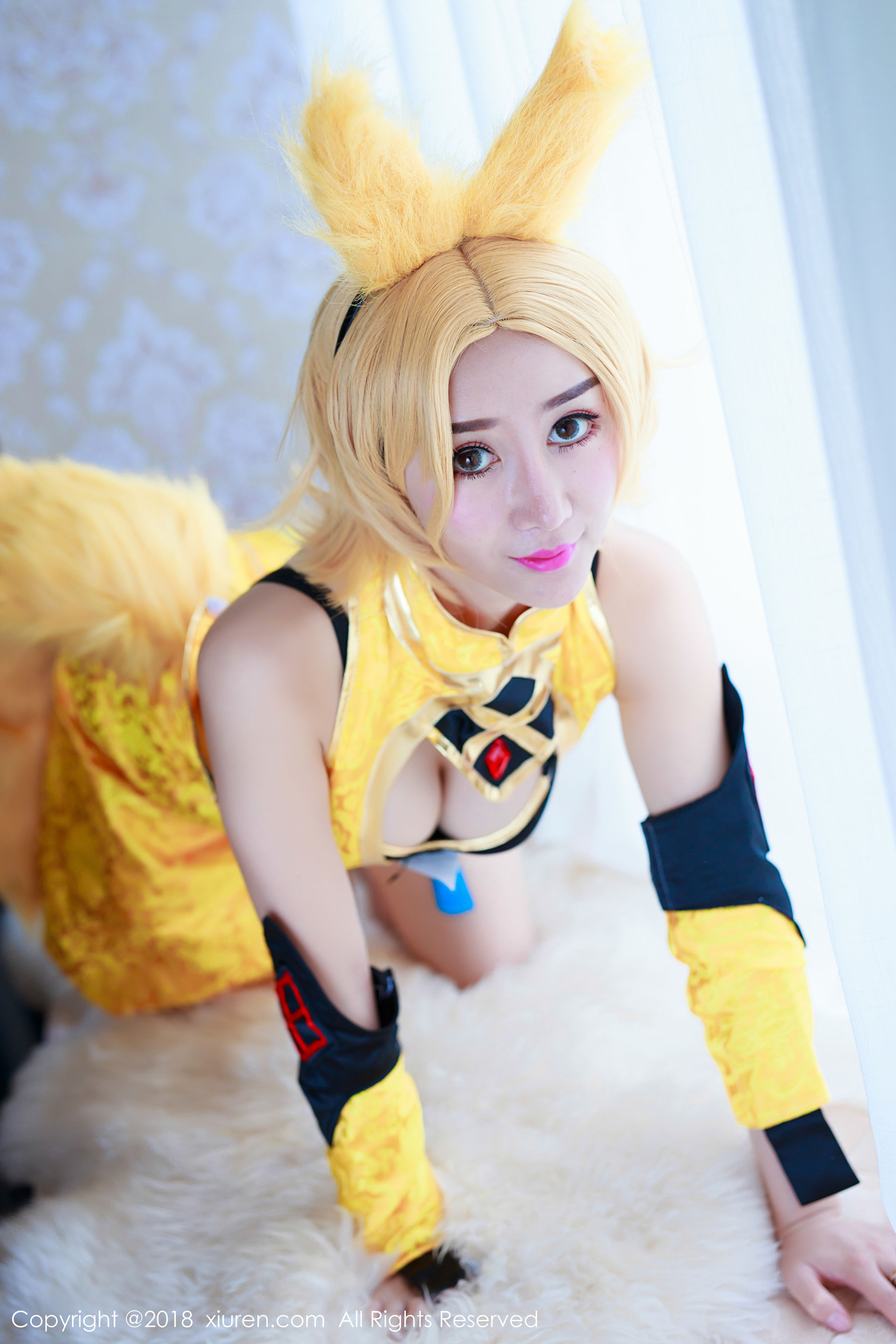  邹晶晶女王《王者荣耀妲己COS》 秀人 No.937第3张