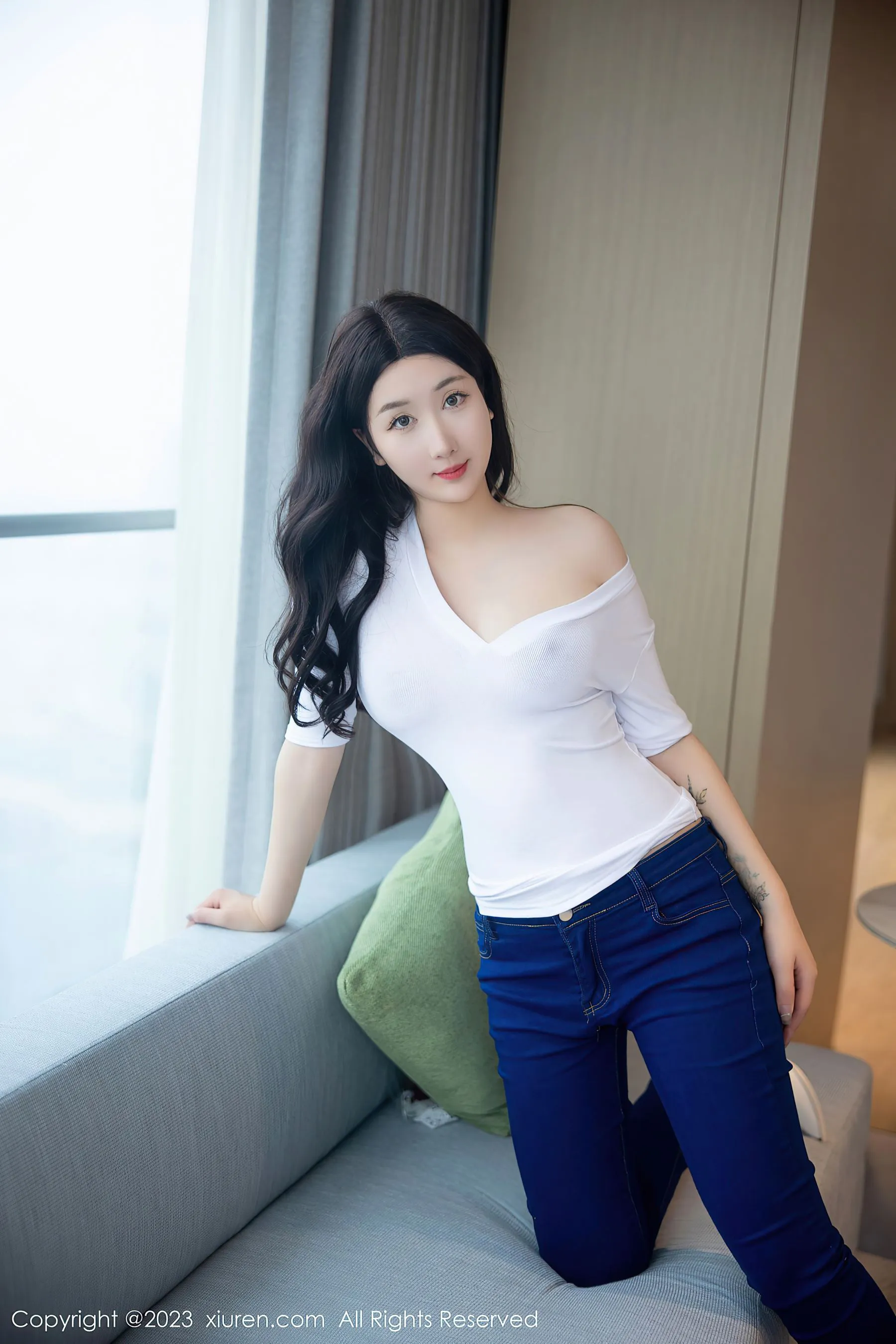 秀人网 No.6570 江真真 牛仔裤美臀第26张