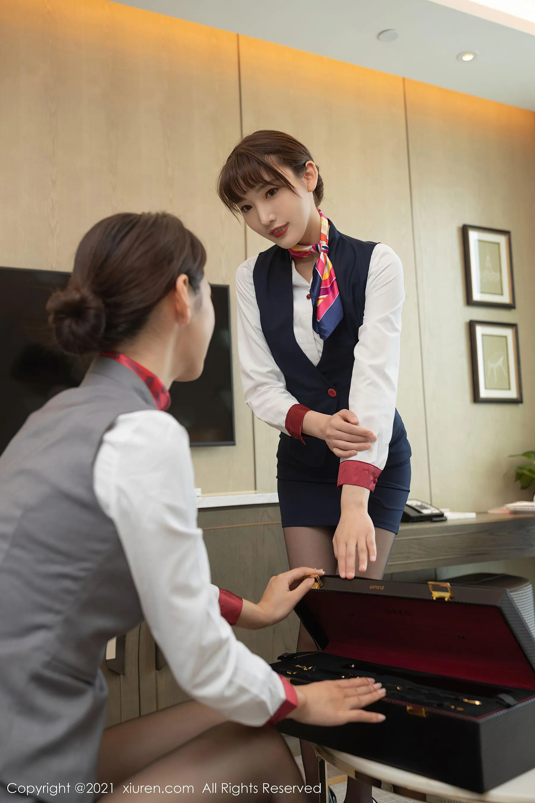  秀人 No.3371 陆萱萱&唐安琪第25张