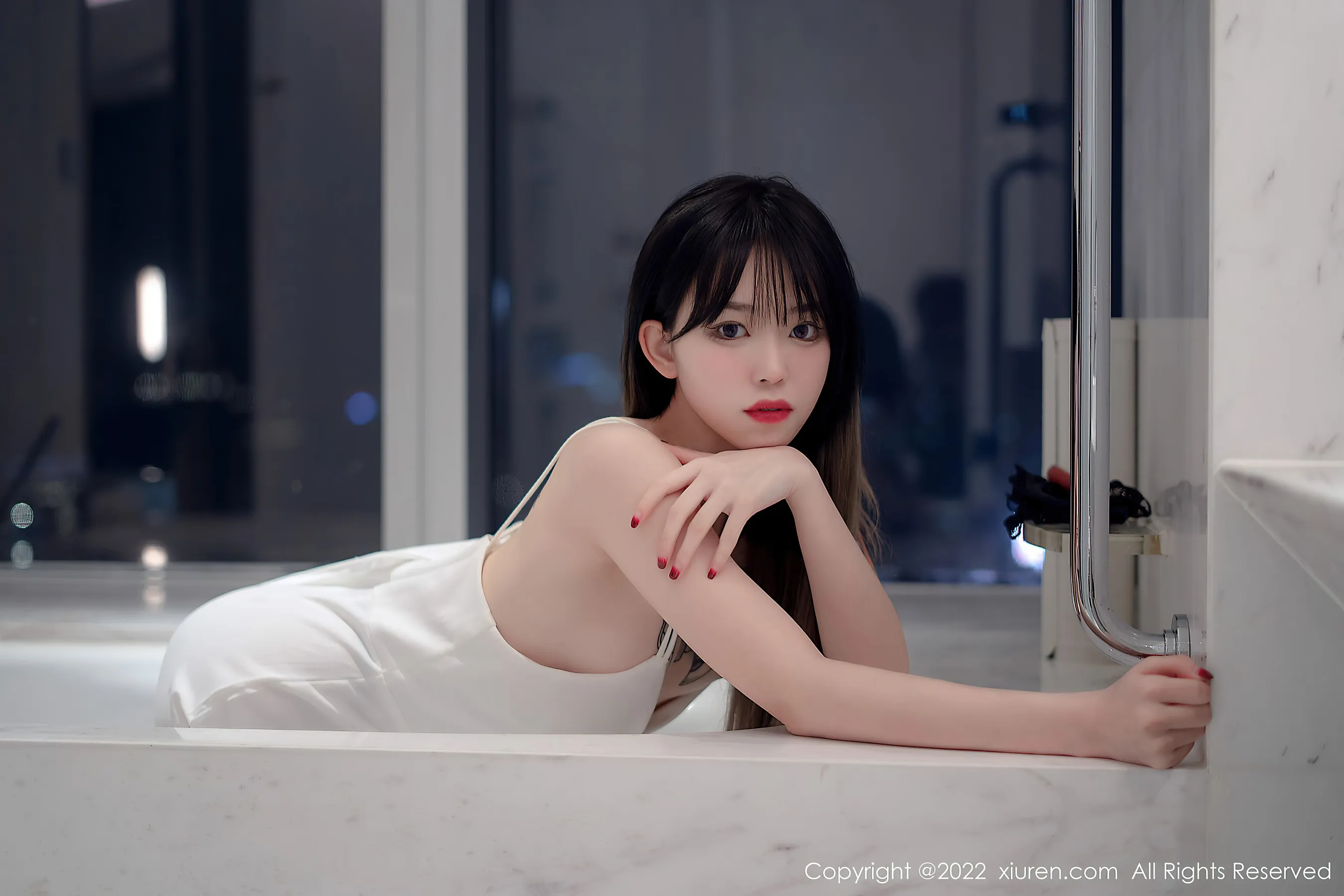  秀人网 No.4611 奶瓶. 淑女美腿长裙薄纱第13张