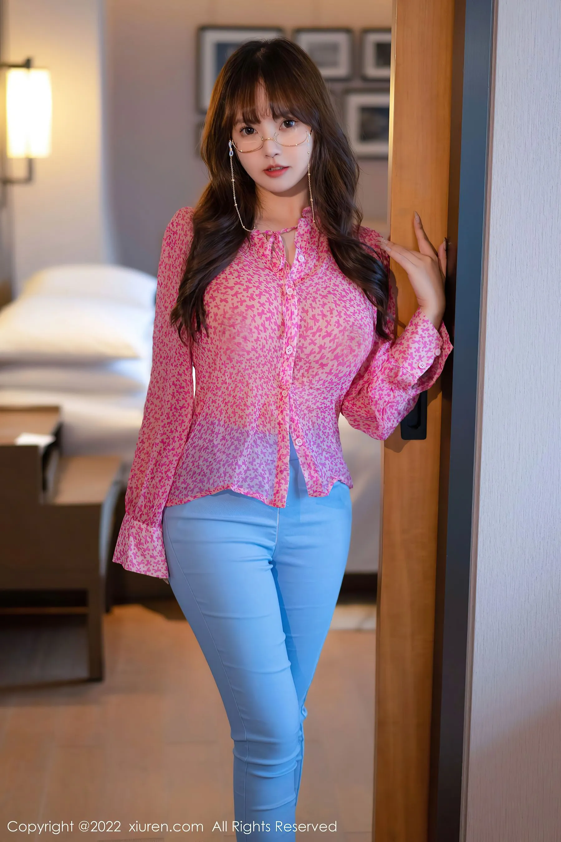  秀人网 No.5488 张思允Nice 牛仔裤美腿第19张