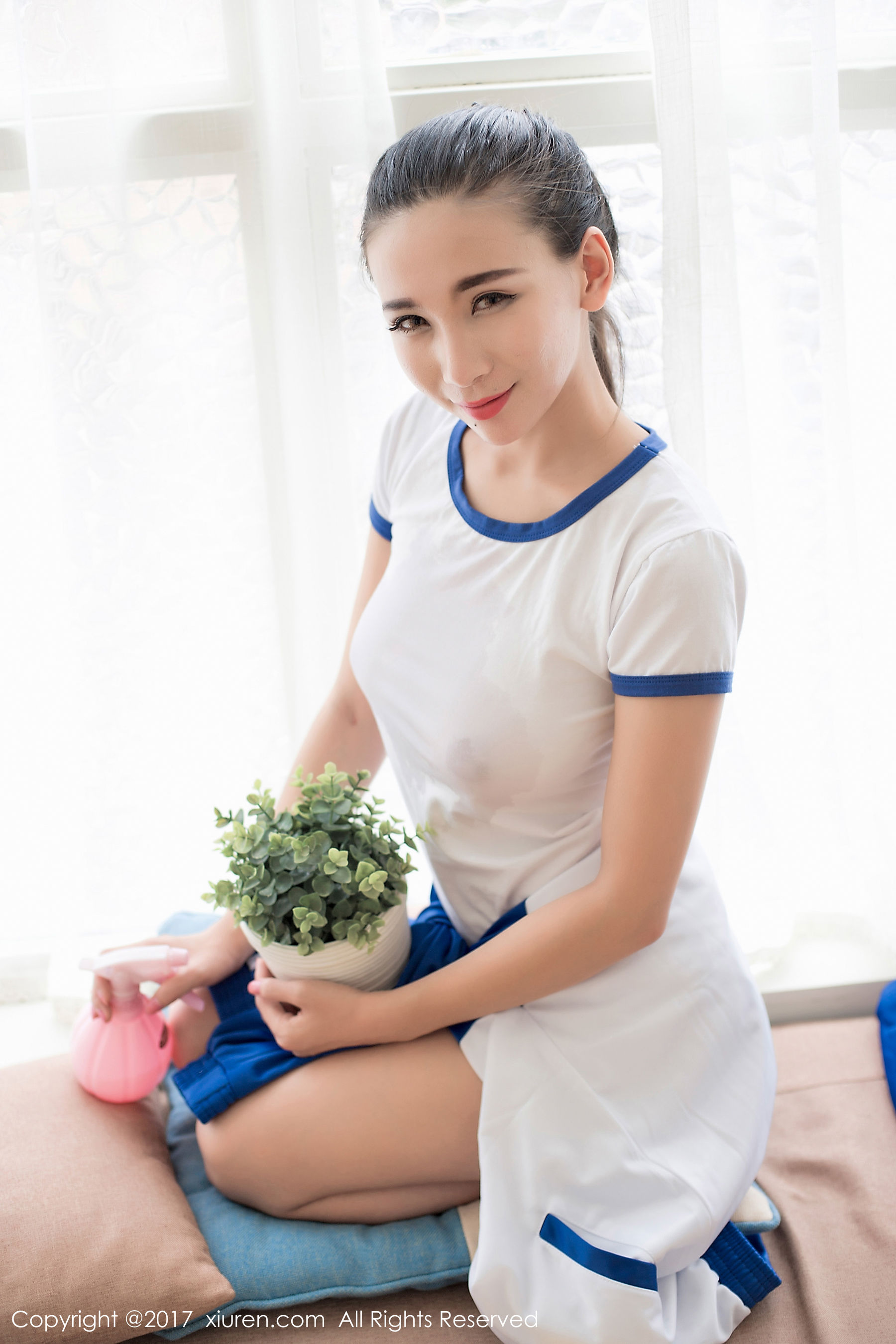  赵颖《日系校服+运动服》 秀人网XIUREN No.765第15张