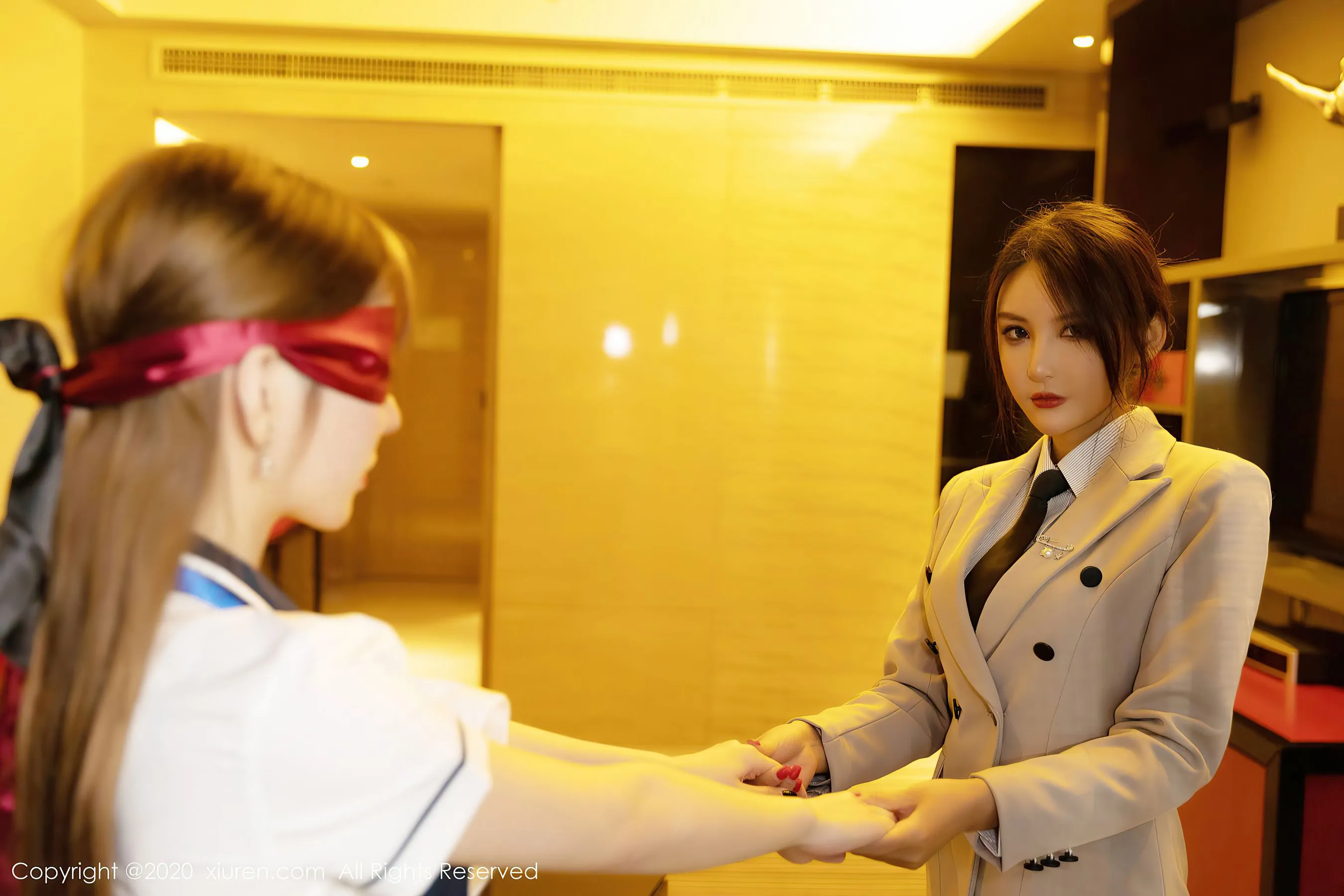  秀人 No.2857 @周于希Sandy&@Emily顾奈奈第15张