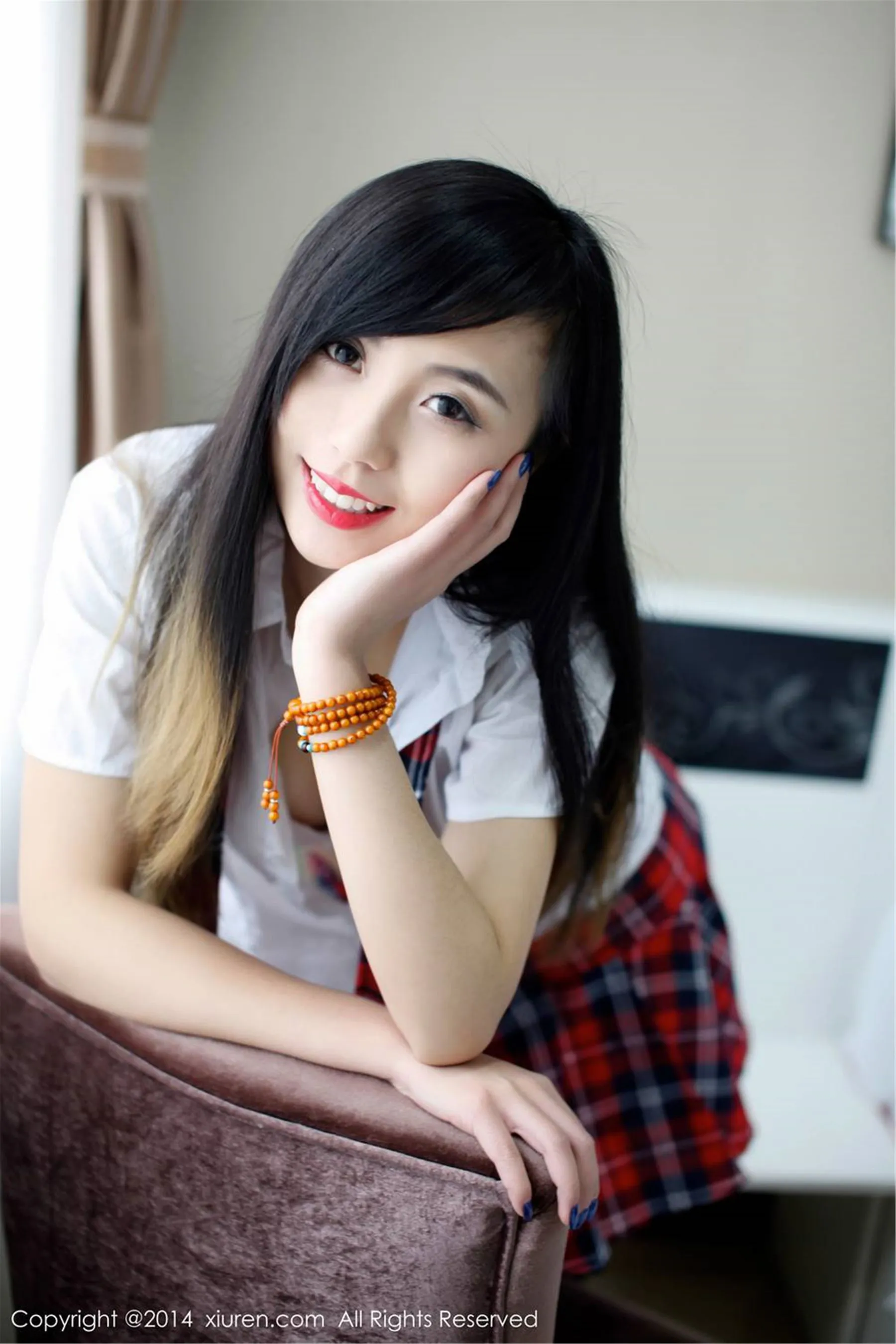  甜美新人模特：谢忱倬 秀人网 No.254第12张