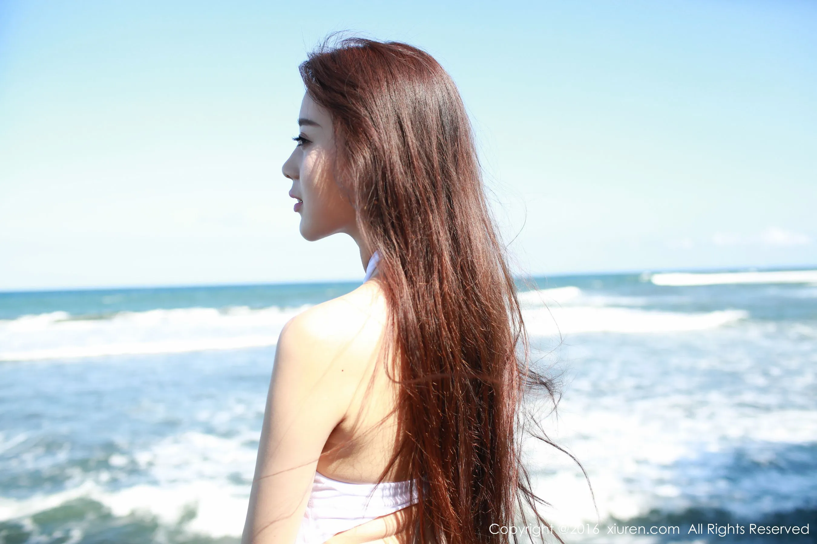 赵小米kitty《性感的高叉V连体露背装》 秀人网 No.540第16张