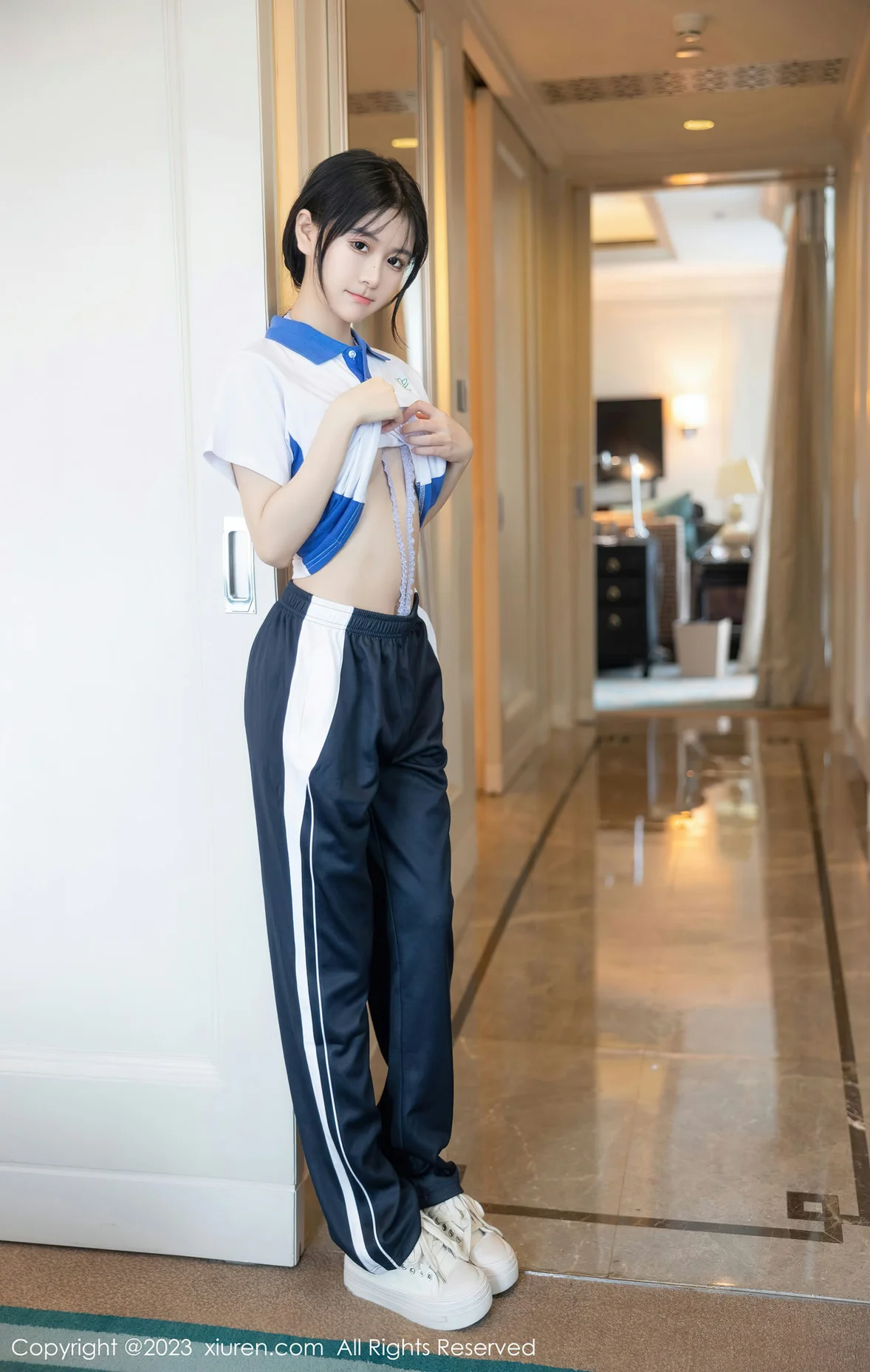  XiuRen 秀人 No.7085 幼幼 学生制服性感写真 [103P]第9张