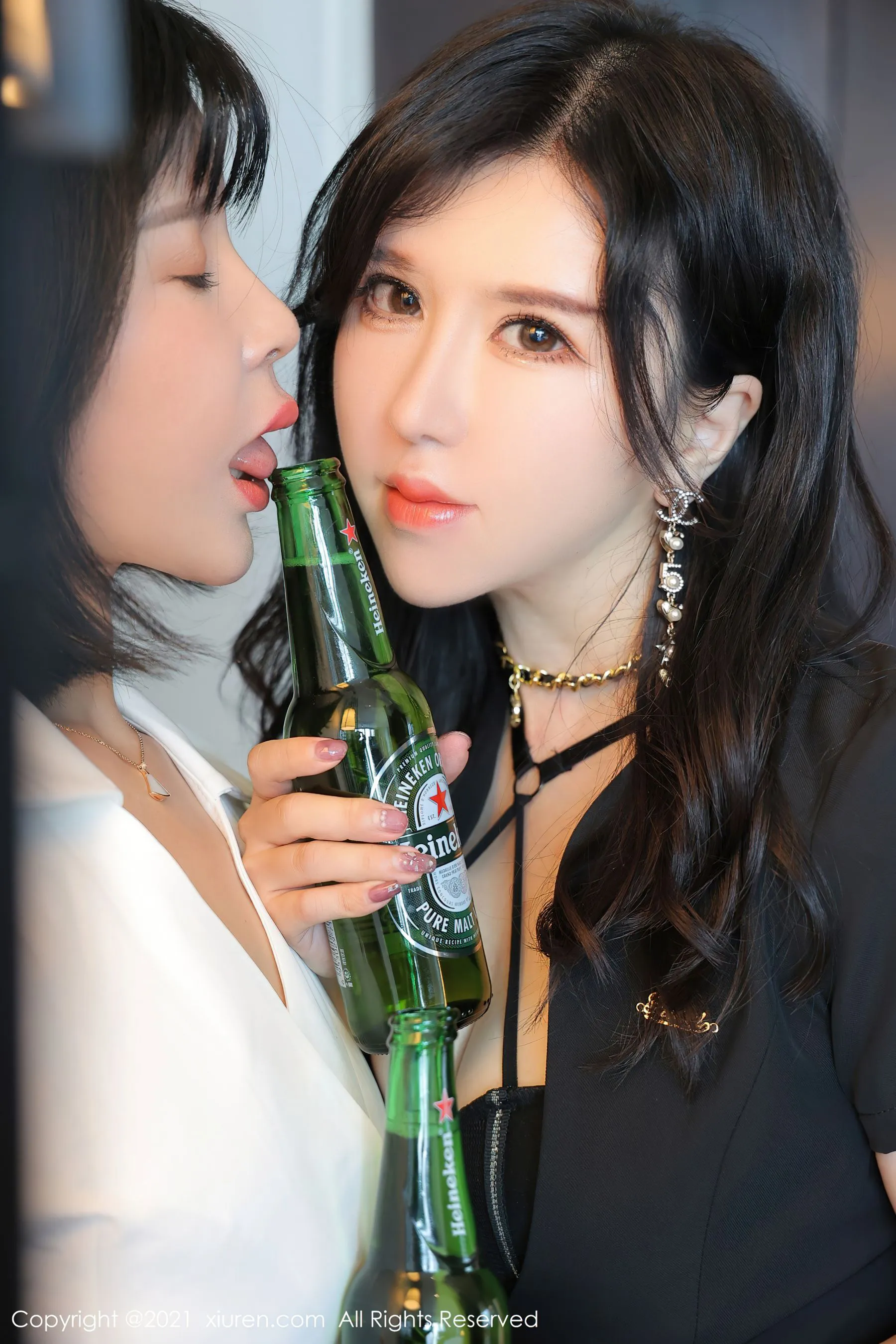 秀人 No.4047 乖乖小野喵&Lucky沈欢欣第1张