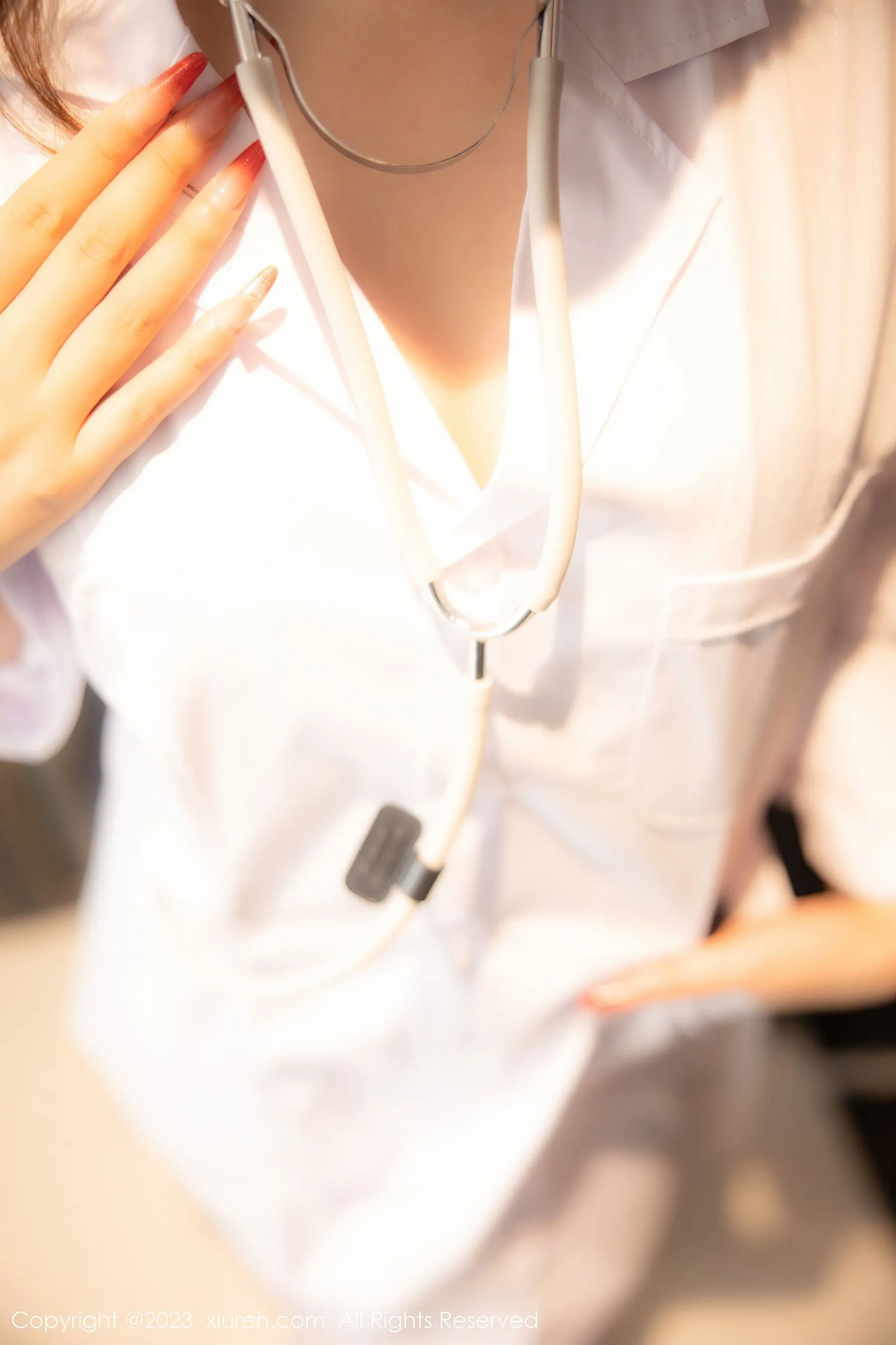  秀人网 No.6130 江真真 护士服美臀第31张