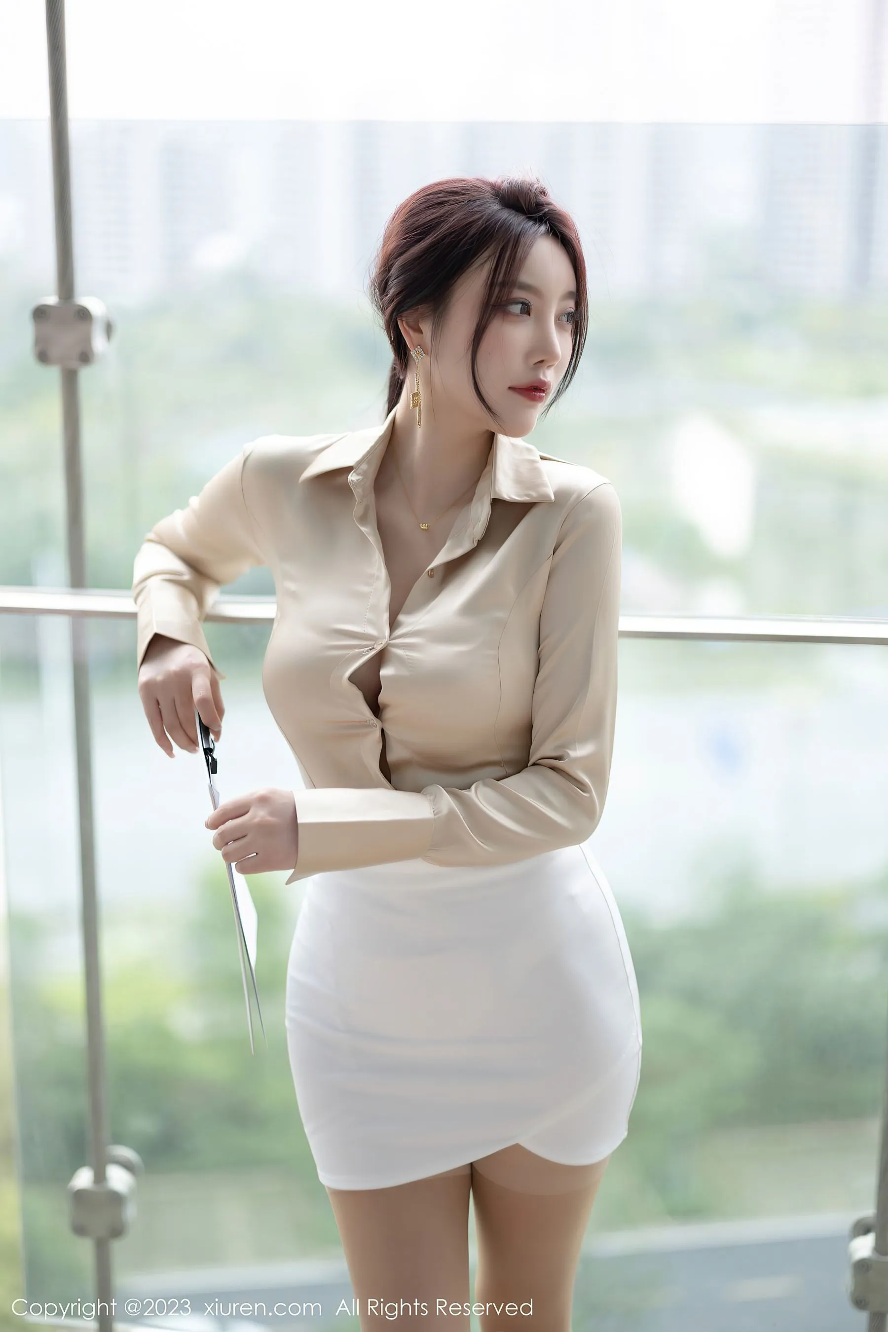  秀人网 No.6620 杨晨晨Yome 美臀短裙第22张