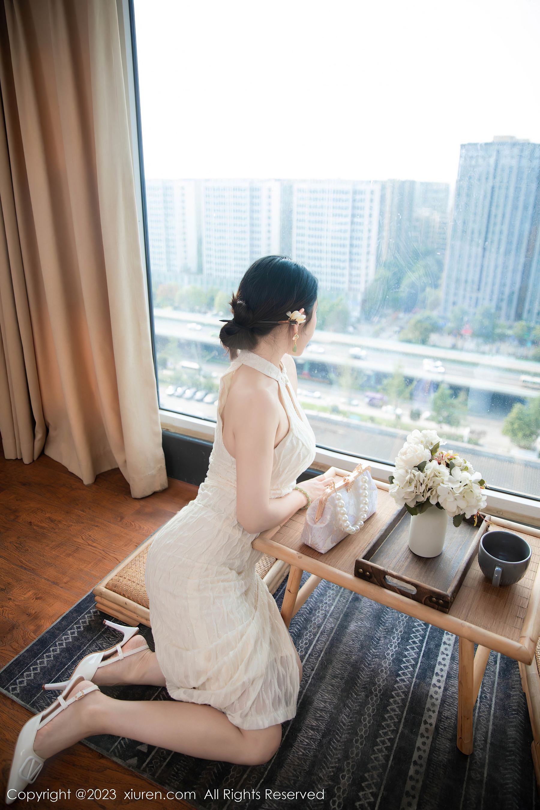 XiuRen 秀人 No.7435 严利娅Yuliya 旗袍美臀第21张