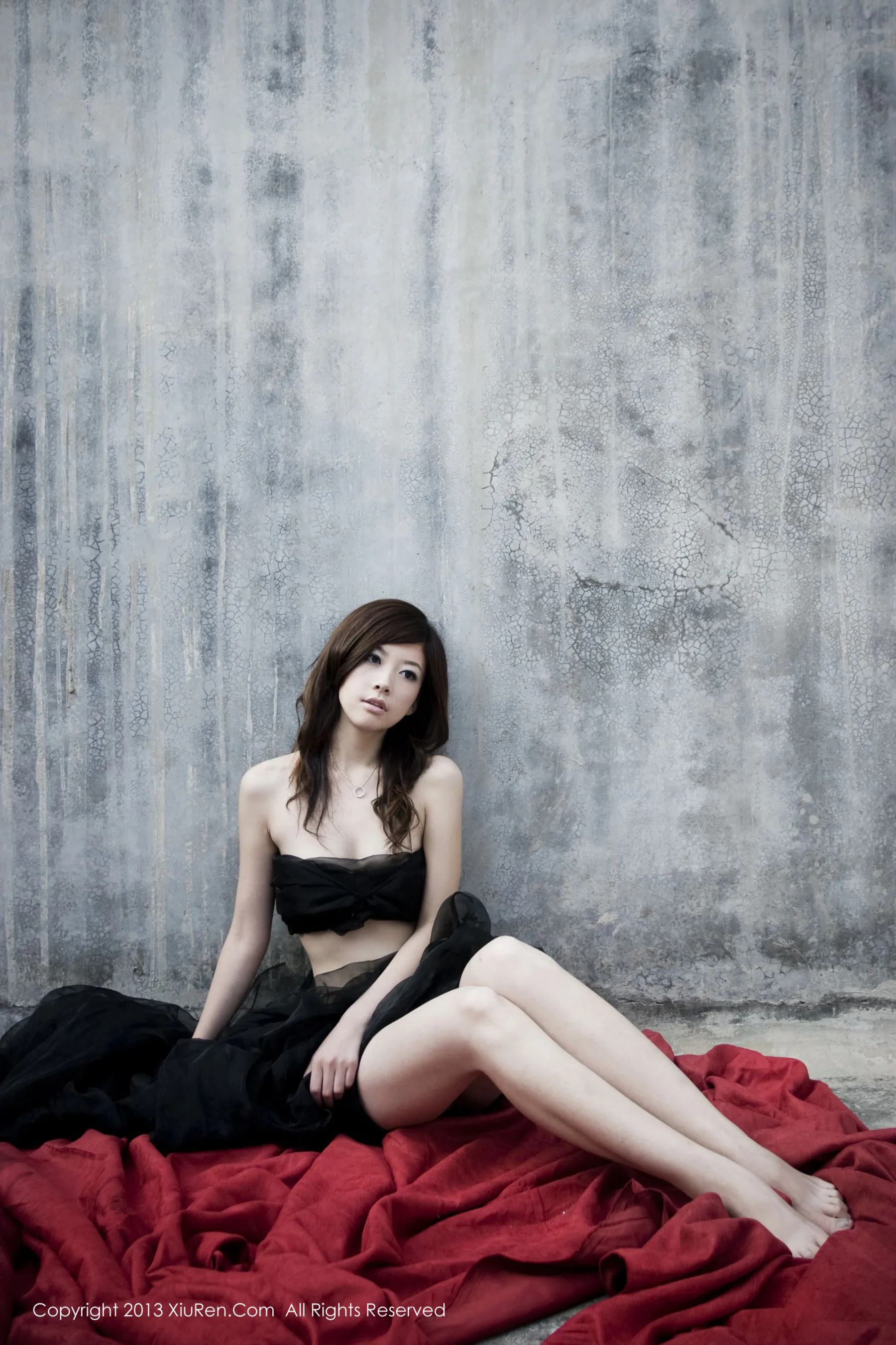  模特加菲《高挑的梦中情人》 秀人网 No.016第1张