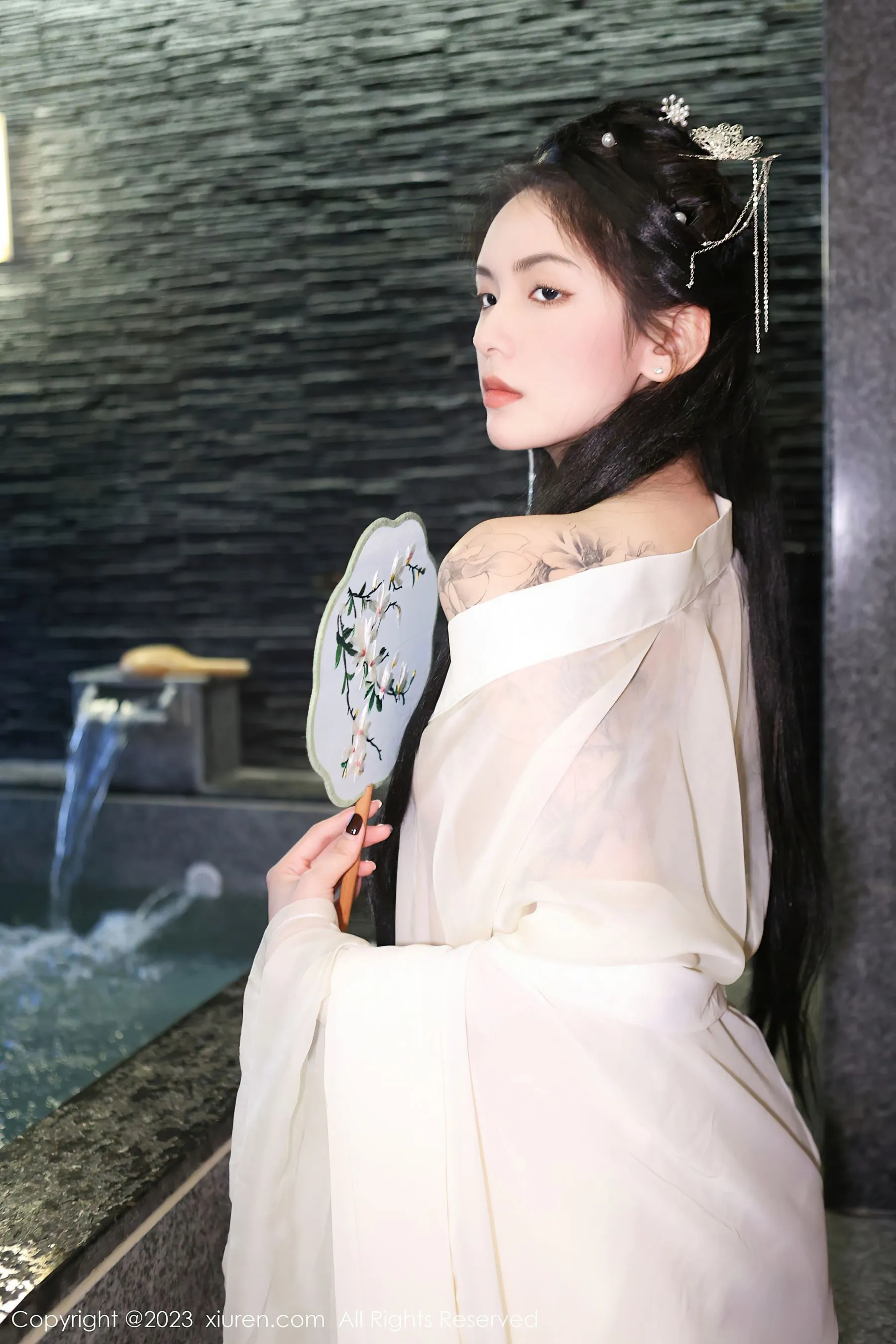  秀人网 No.6430 乔一一 古装美腿第26张