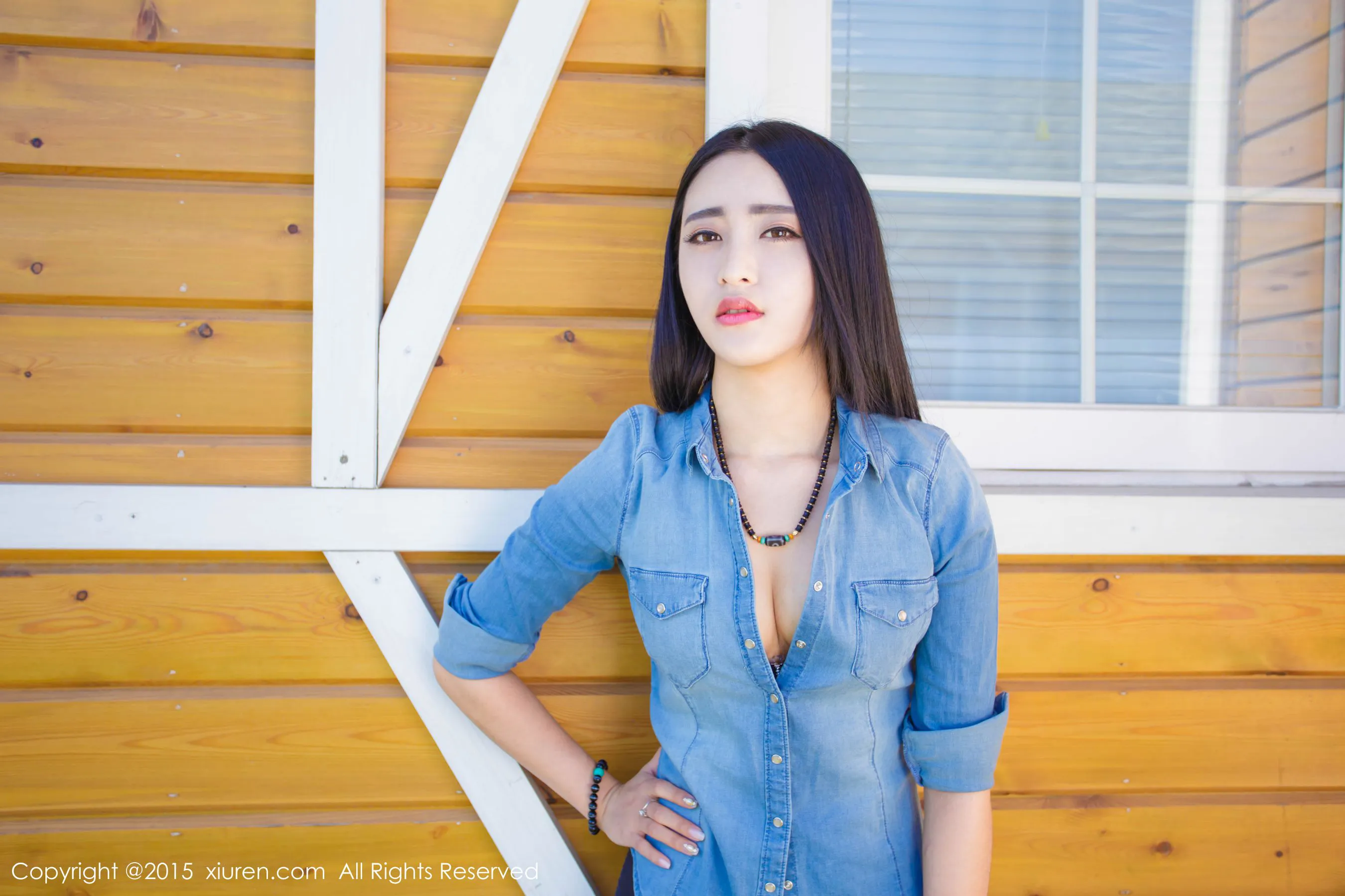  清新女神@lucky咏丹 秀人网 No.421第1张