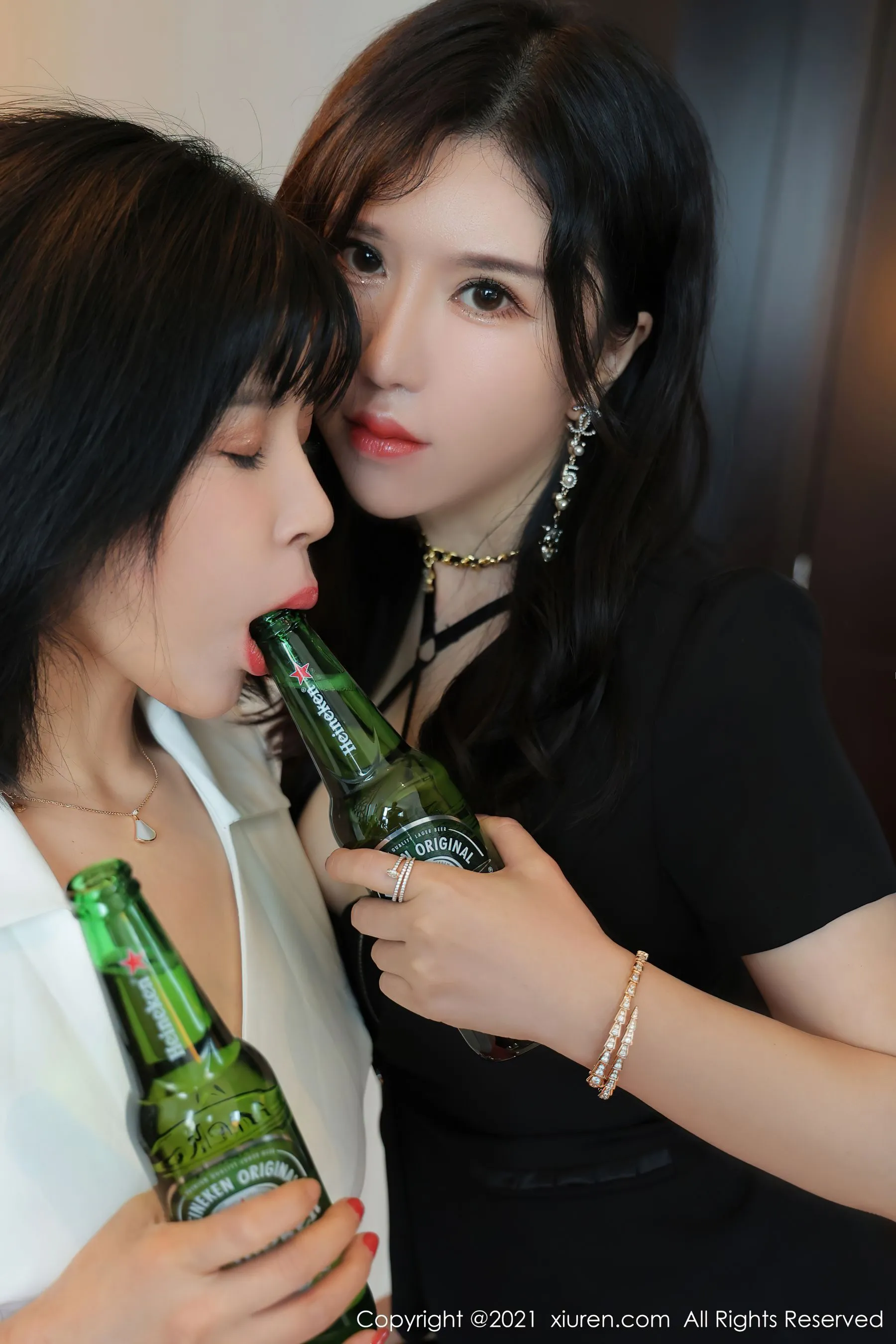  秀人 No.4047 乖乖小野喵&Lucky沈欢欣第2张